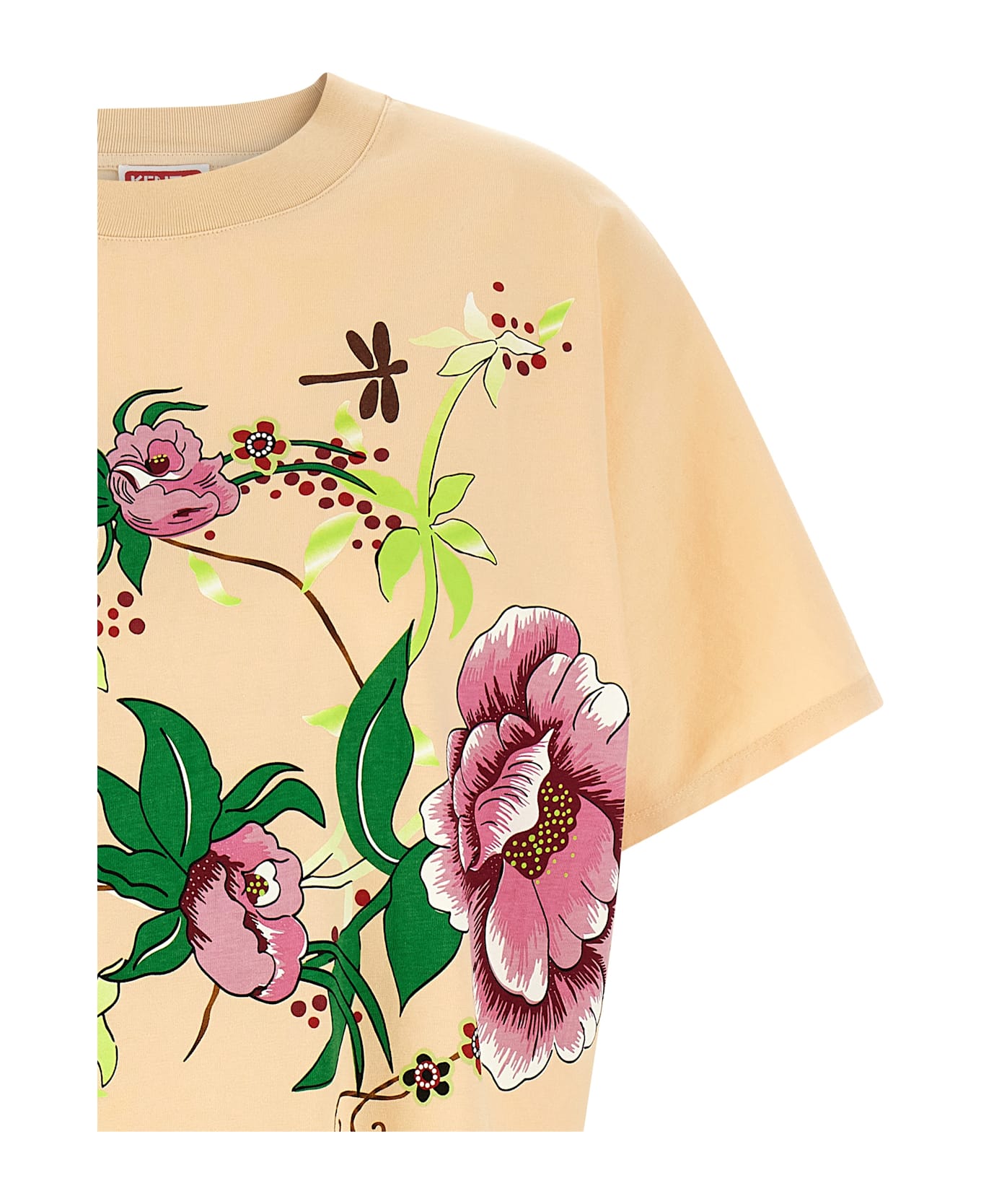 Kenzo 
peonies Kimono
 Dress - Pink