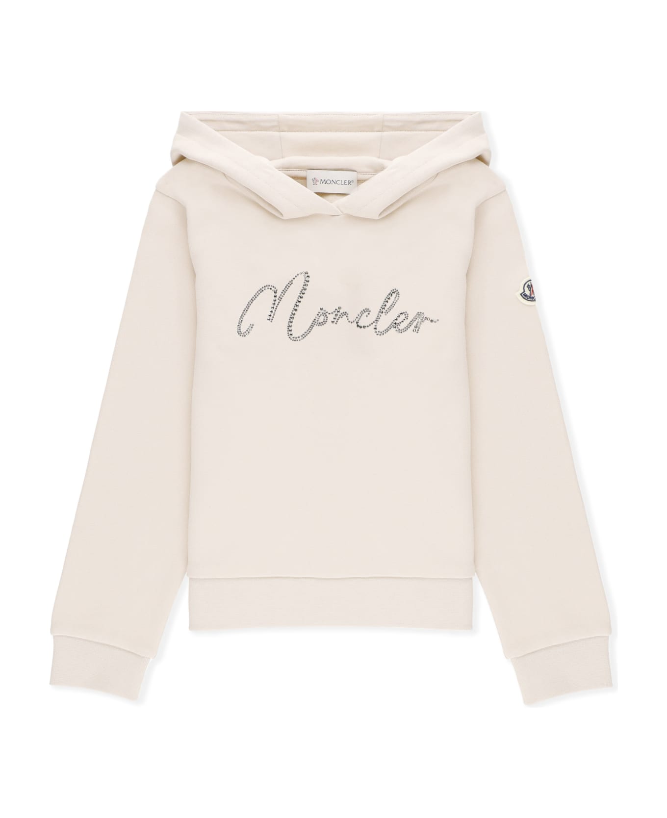 Moncler Hoodie With Logo - Pink