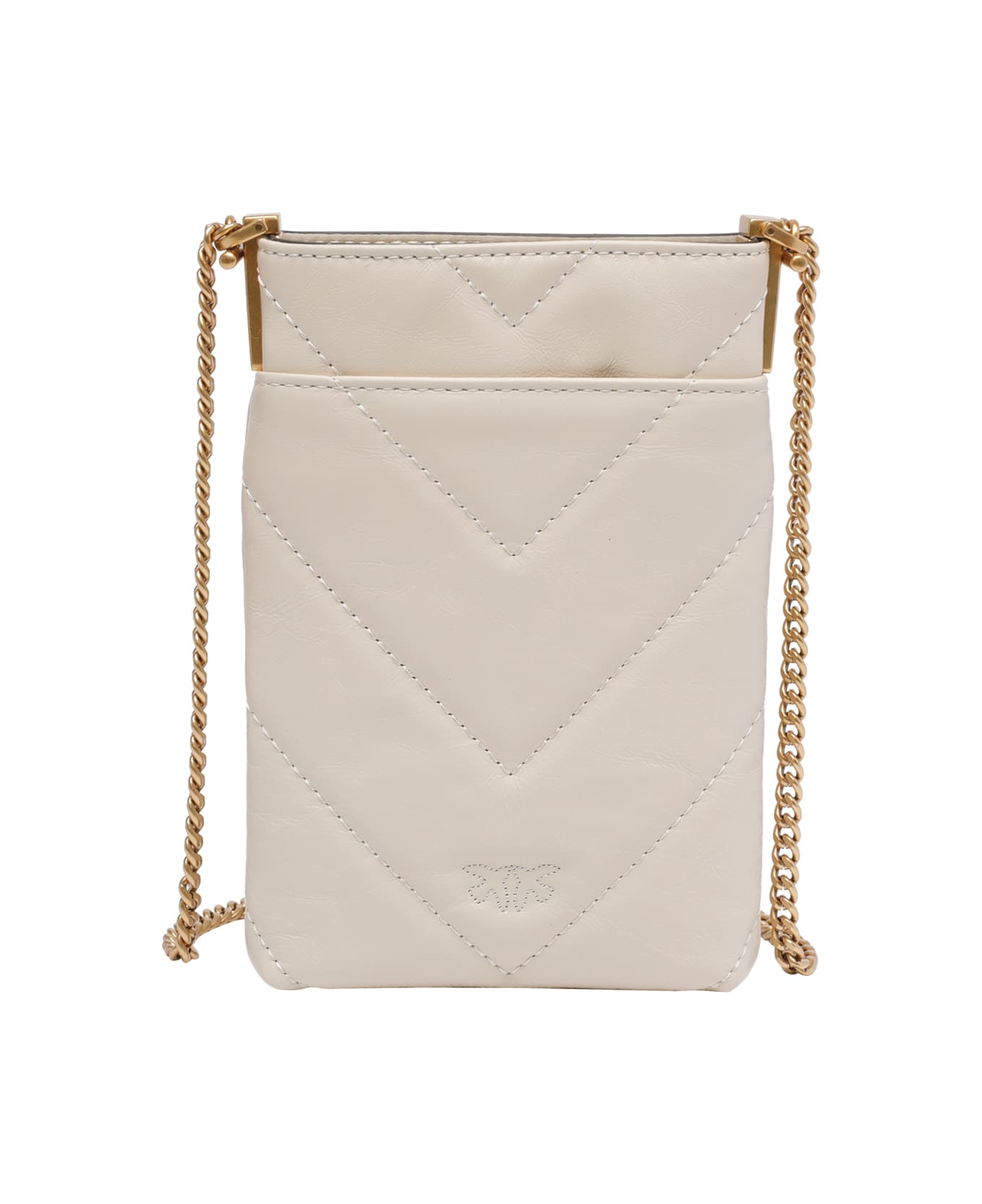 Pinko Monogram Phone Cover - White