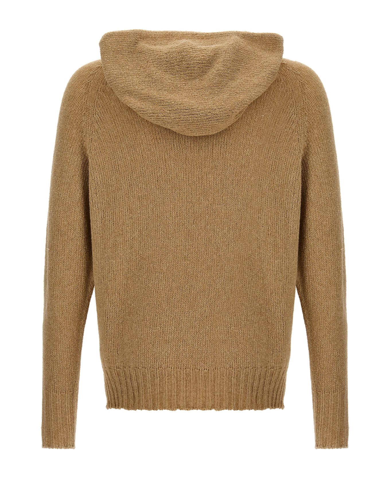 Ma'ry'ya Hooded Sweater - Beige ニットウェア