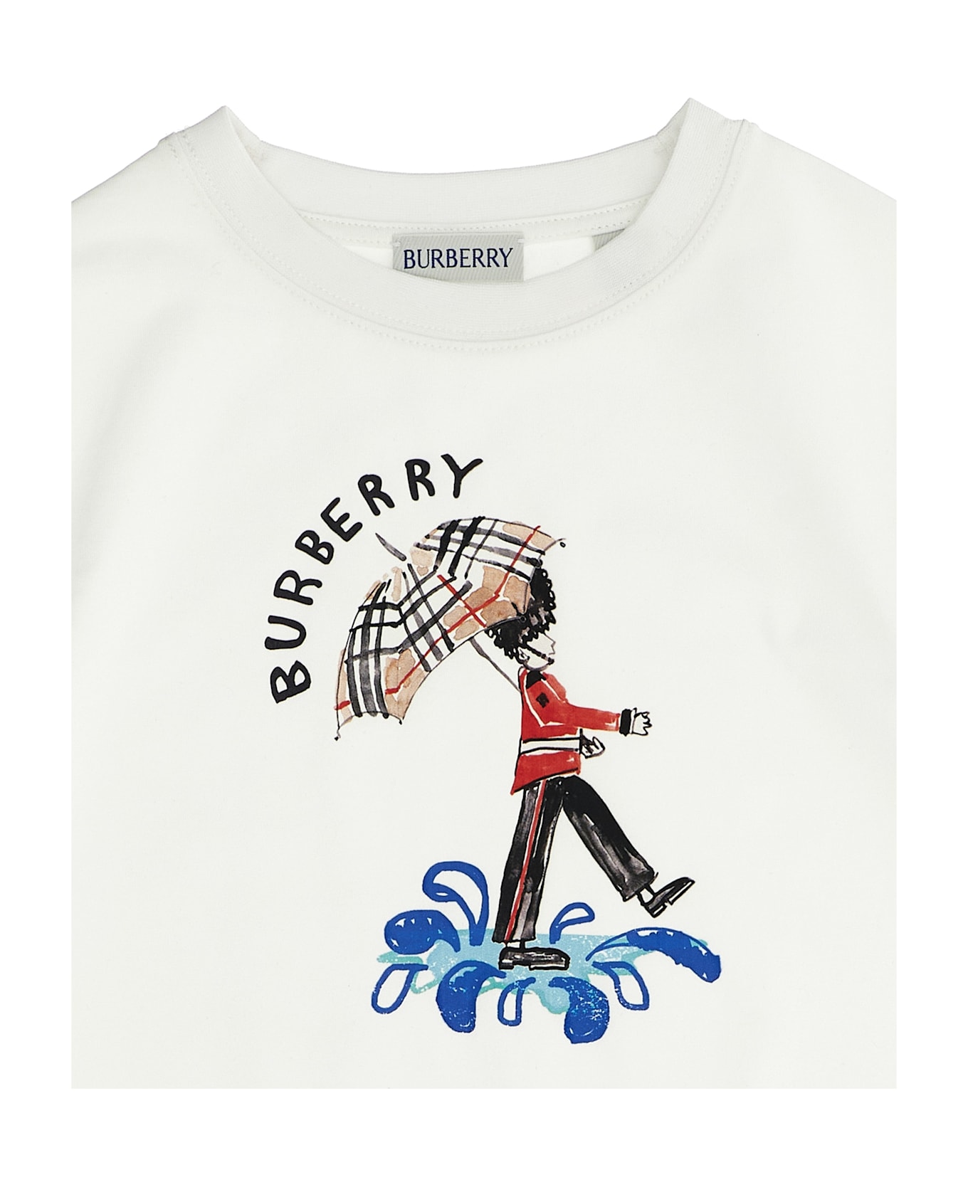 Burberry 
cedar Soldier
 T-shirt - White