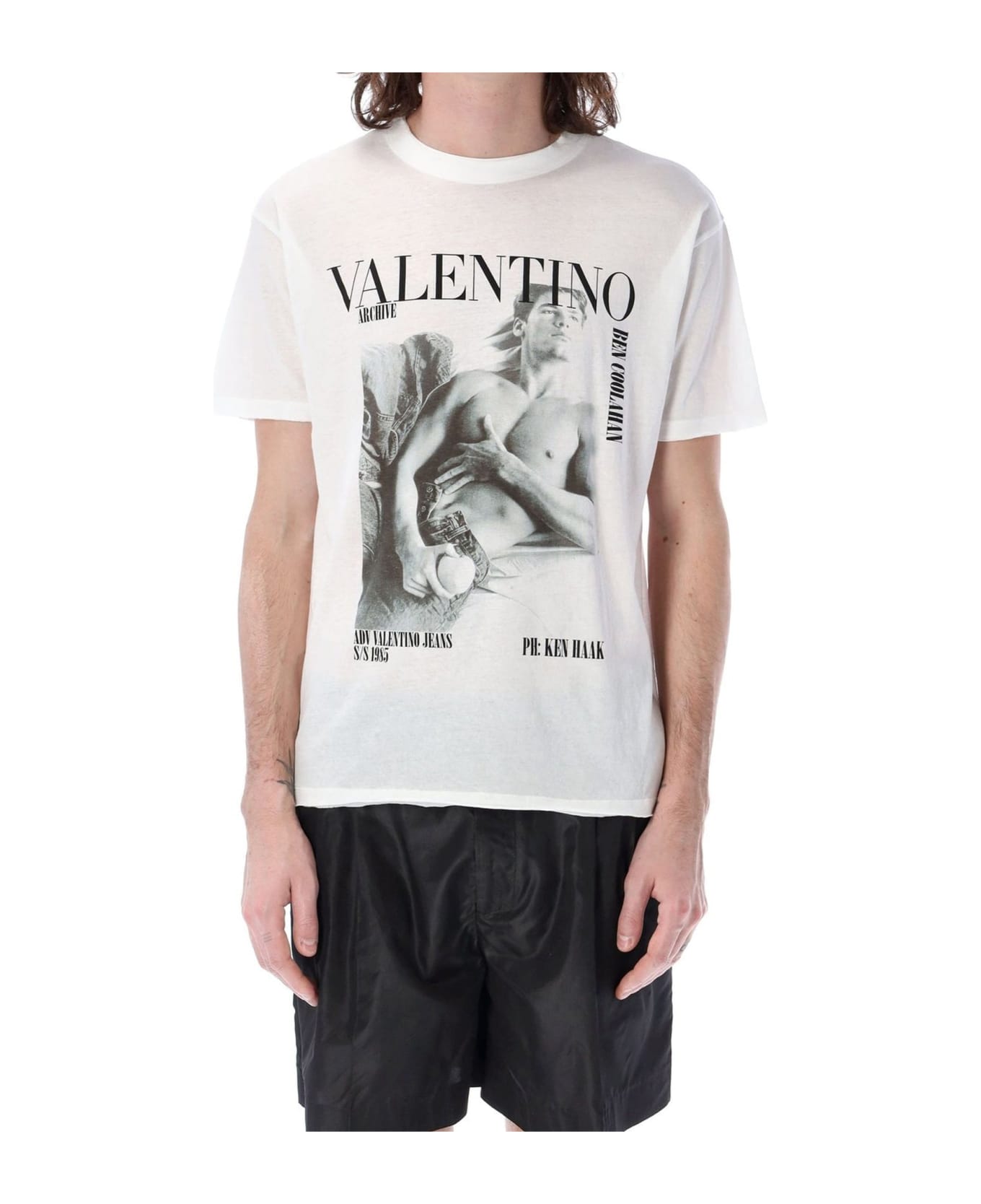 Valentino Archive Print T-shirt - White シャツ