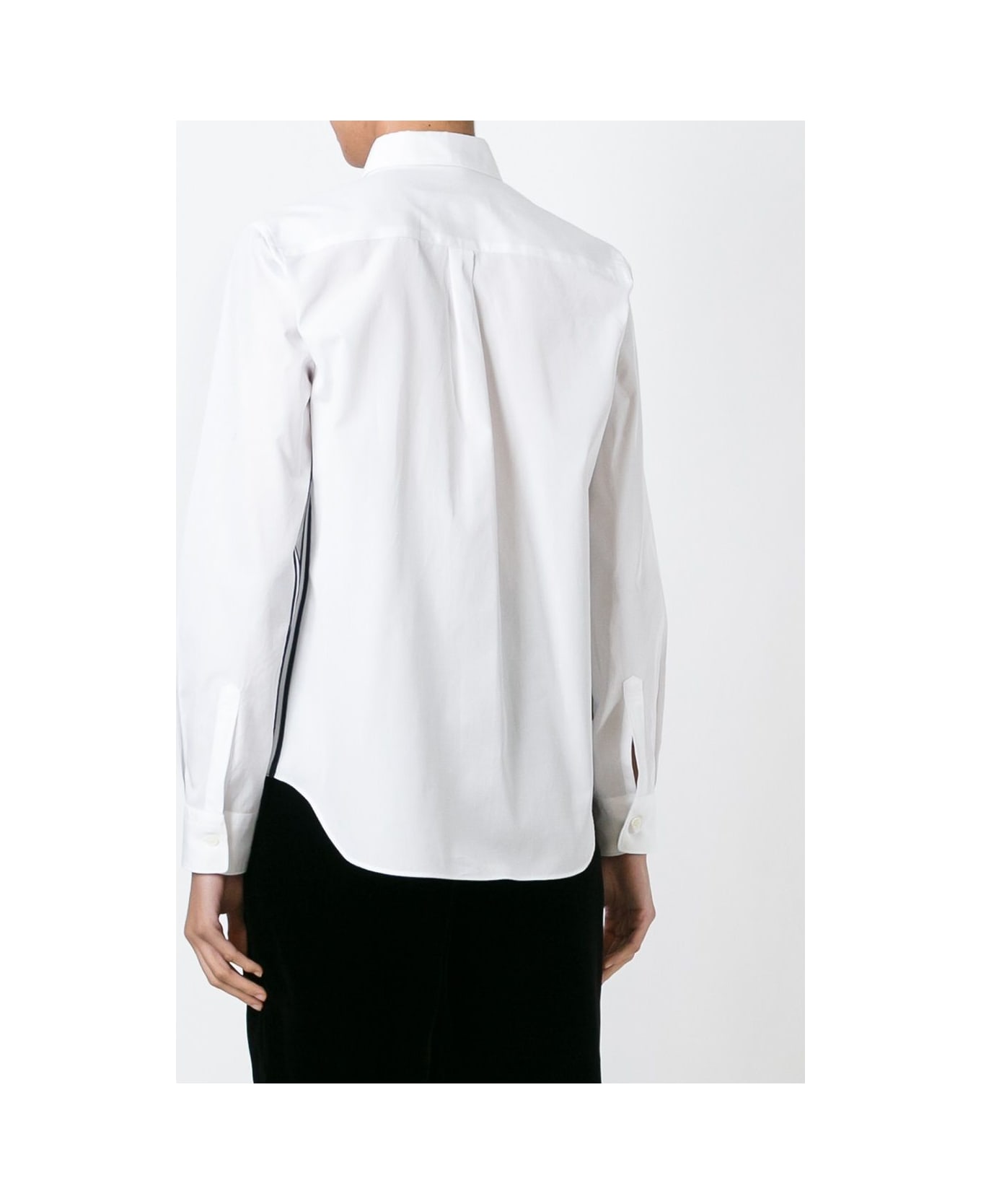 Comme des Garçons Tapered Shirt - White