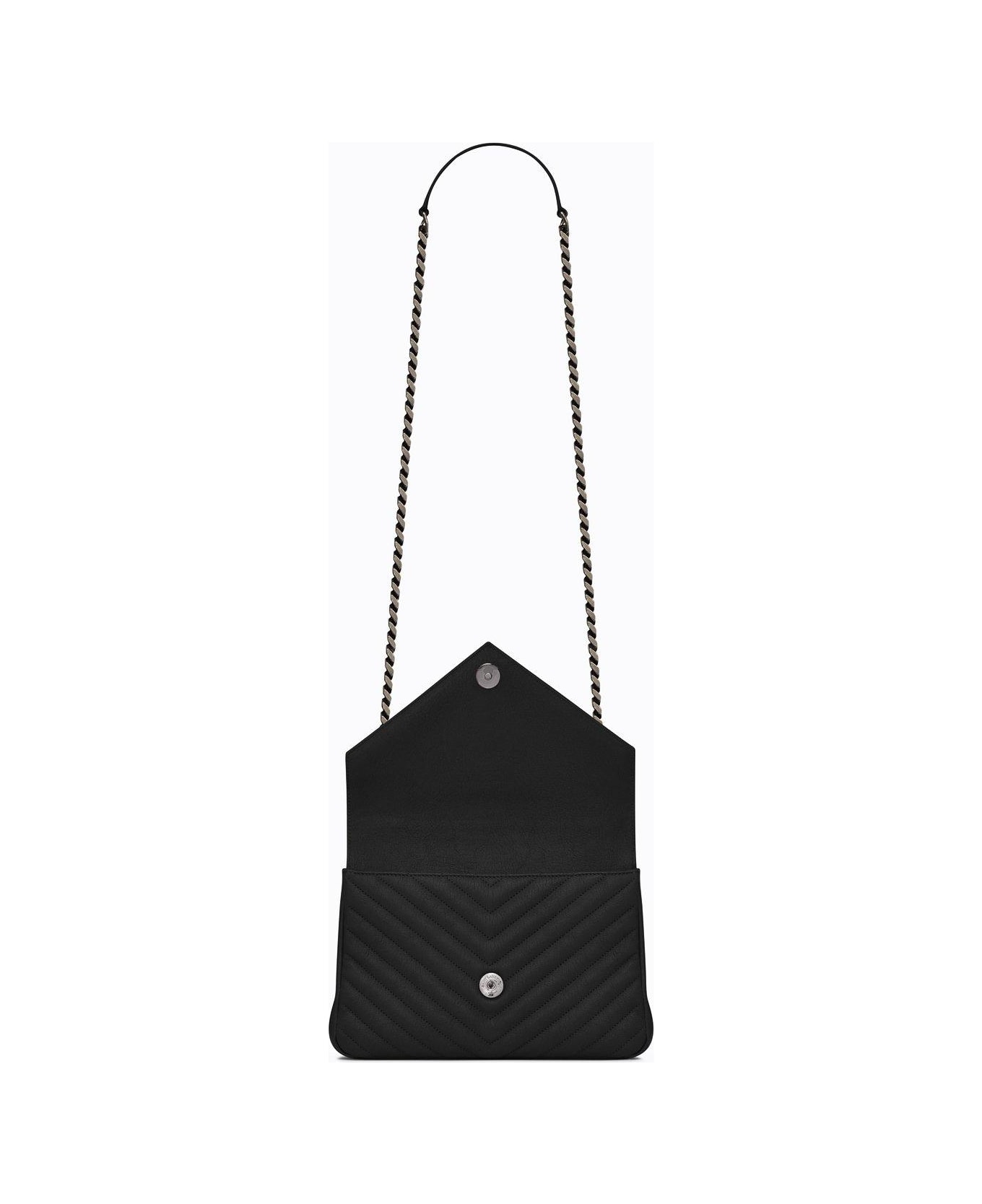 Saint Laurent College Medium Shoulder Bag - Black