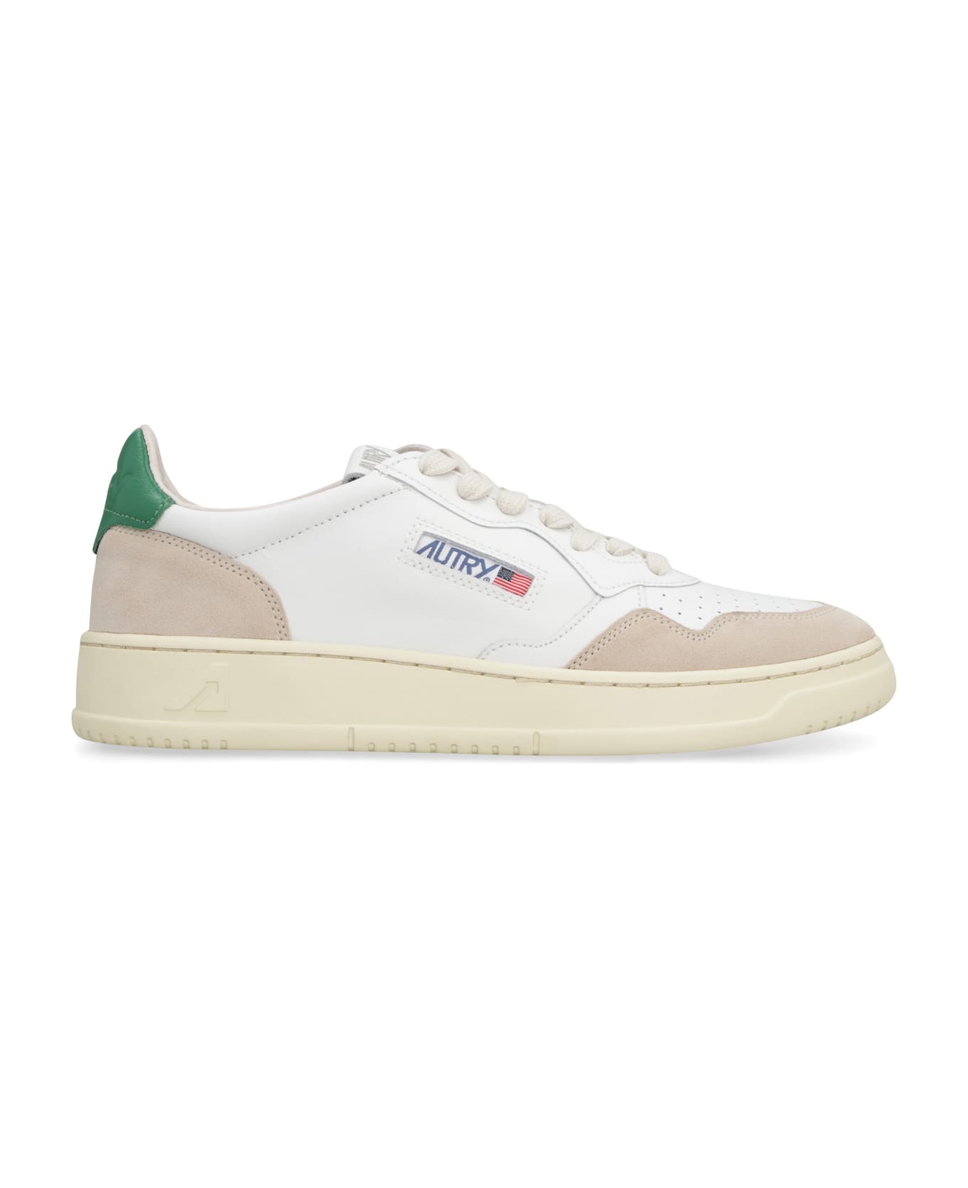 Autry Medalist Leather Low-top Sneakers - Green