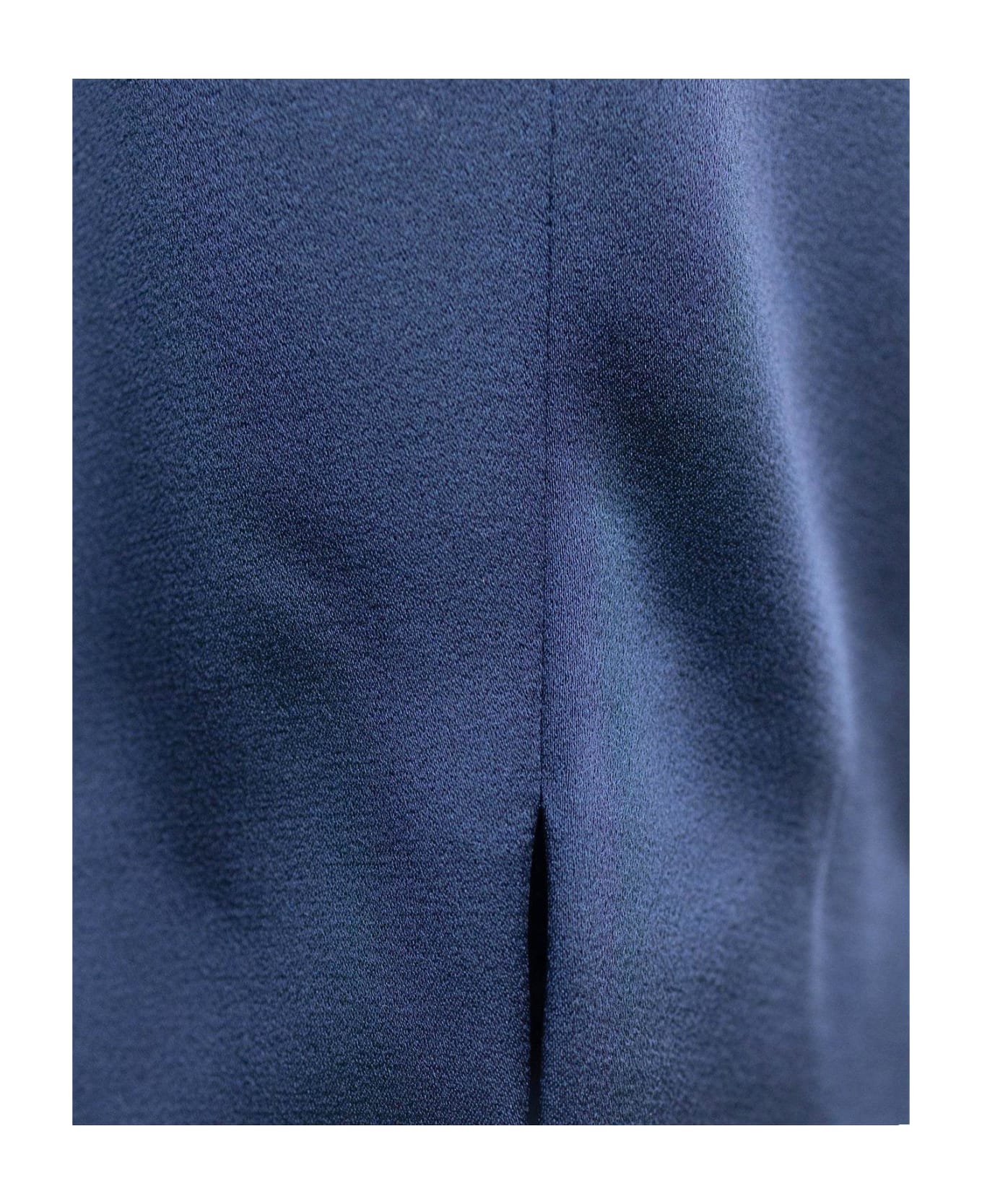 Max Mara Studio Envers Satin Cigarette Trousers Max Mara Studio - BLUE