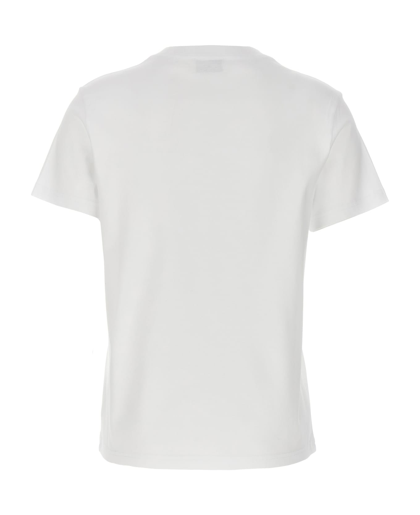 Lanvin Logo Embroidery T-shirt - White Tシャツ