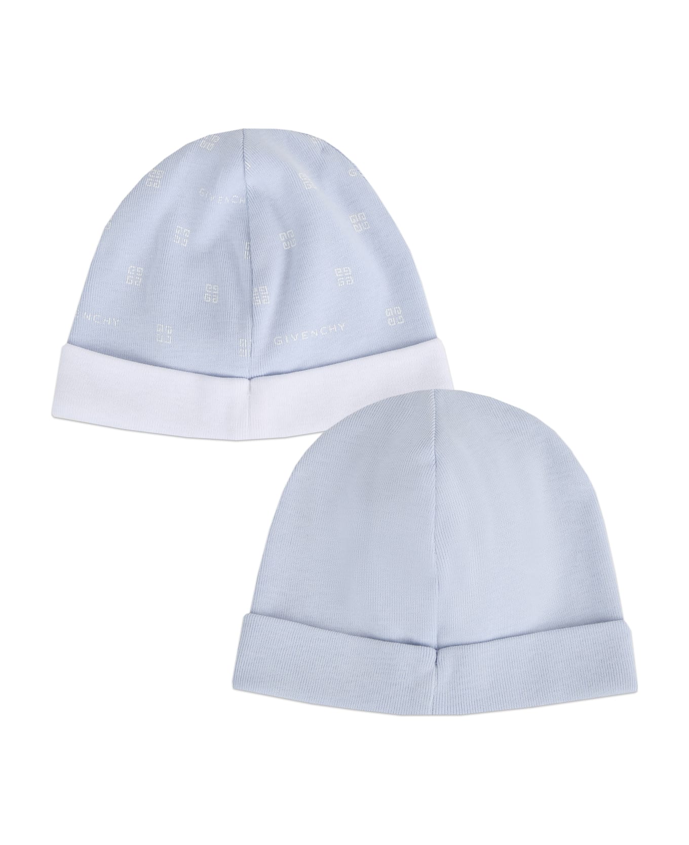 Givenchy Print Hat (set Of 2) - Azzurra