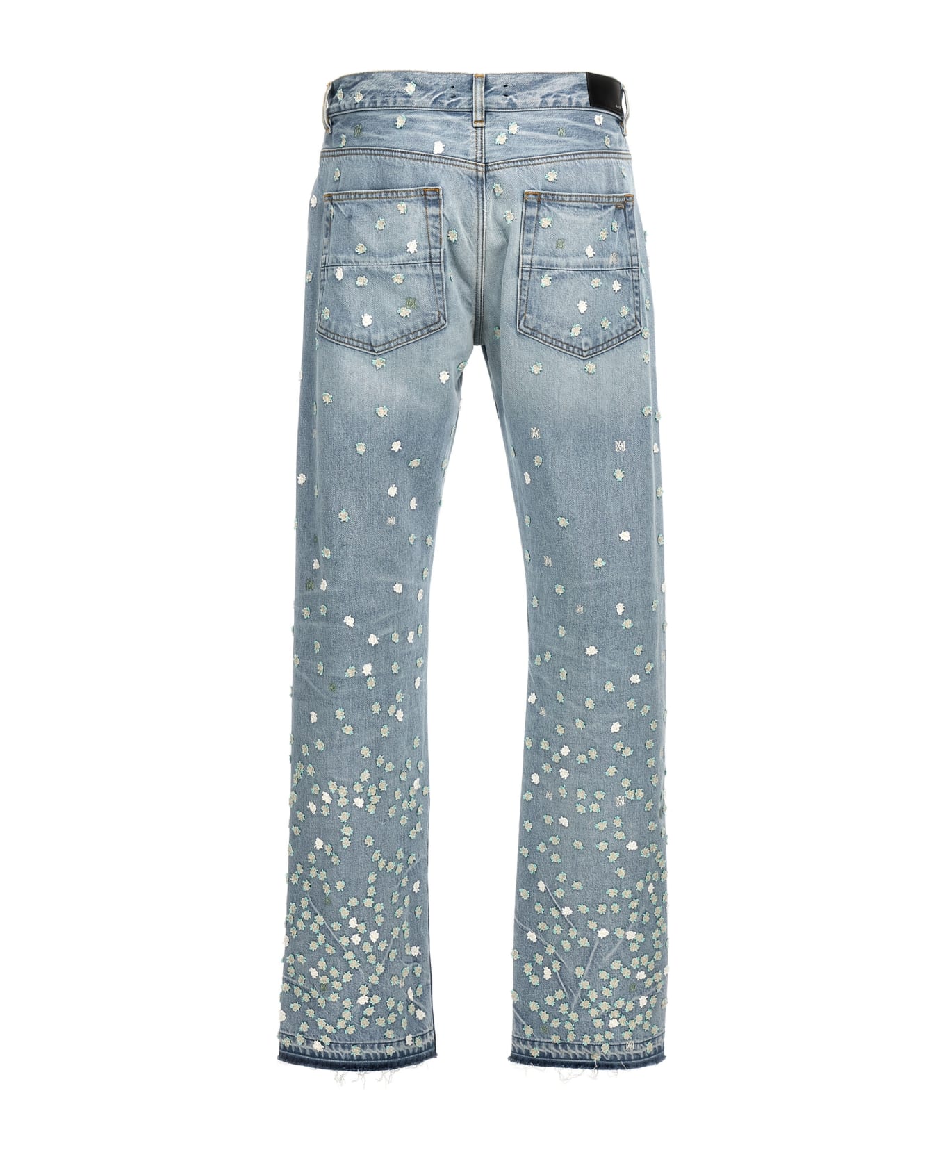 AMIRI 'floral' Jeans - Light Blue