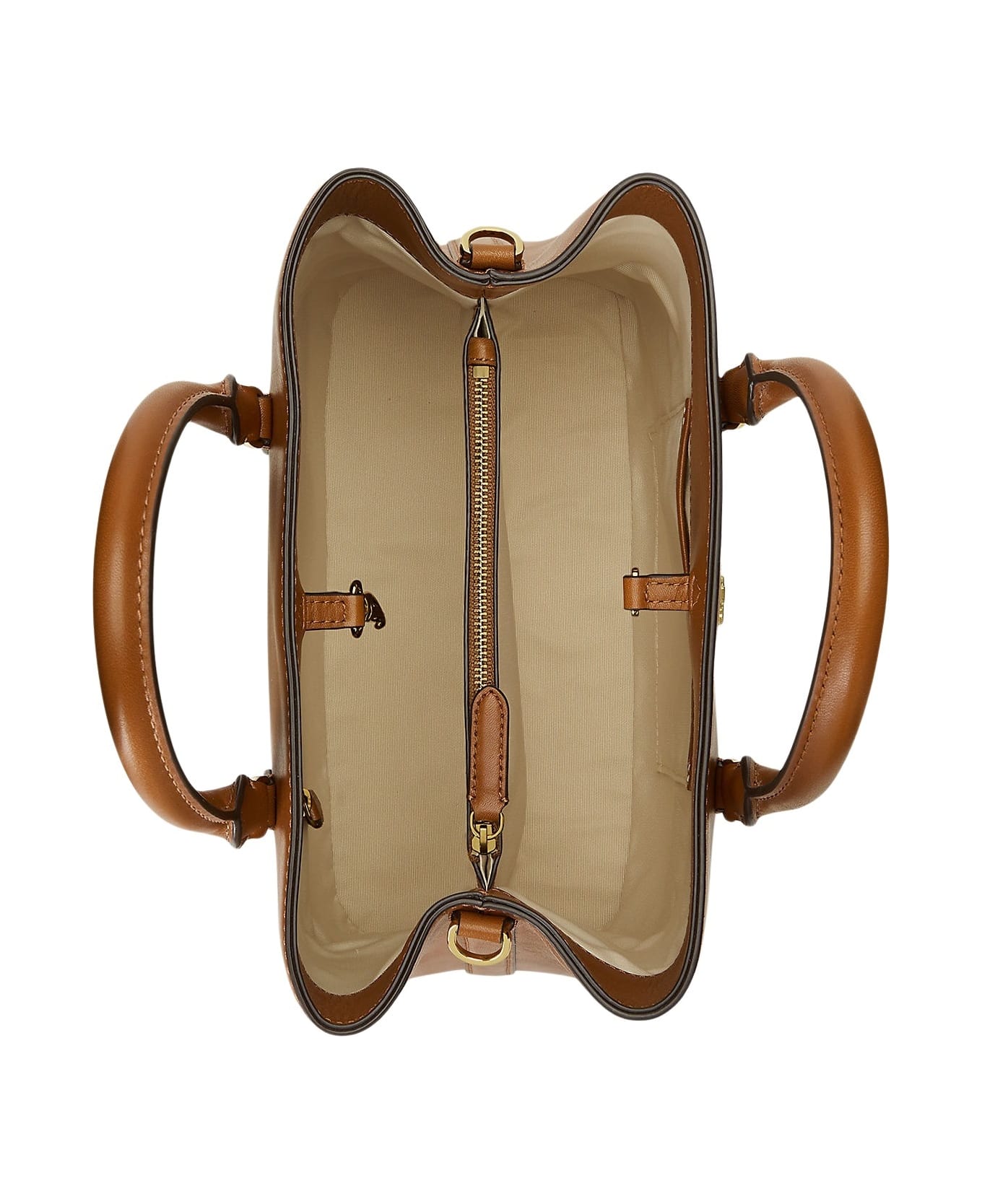 Polo Ralph Lauren Marcy 26 Satchel Small - Lauren Tan