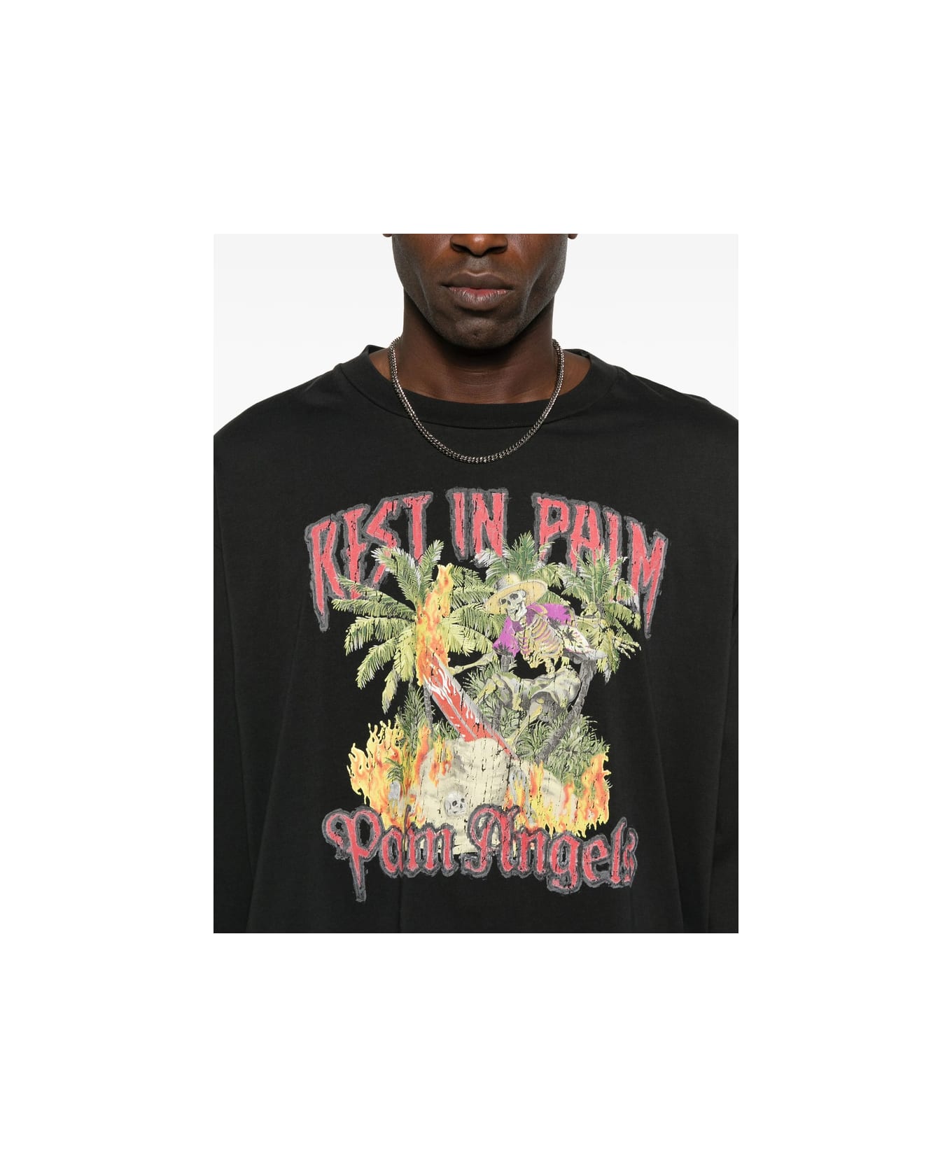 Palm Angels T-shirt - BLACK