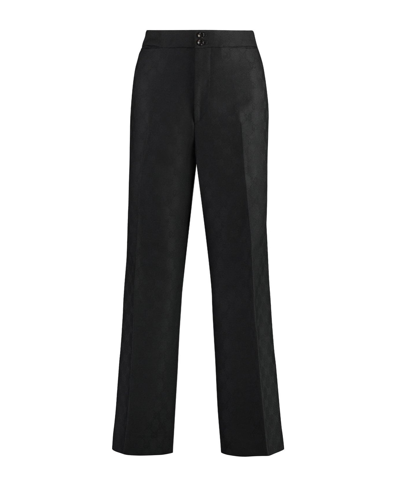 Gucci Gg Jacquard Tailored Trousers - Black ボトムス