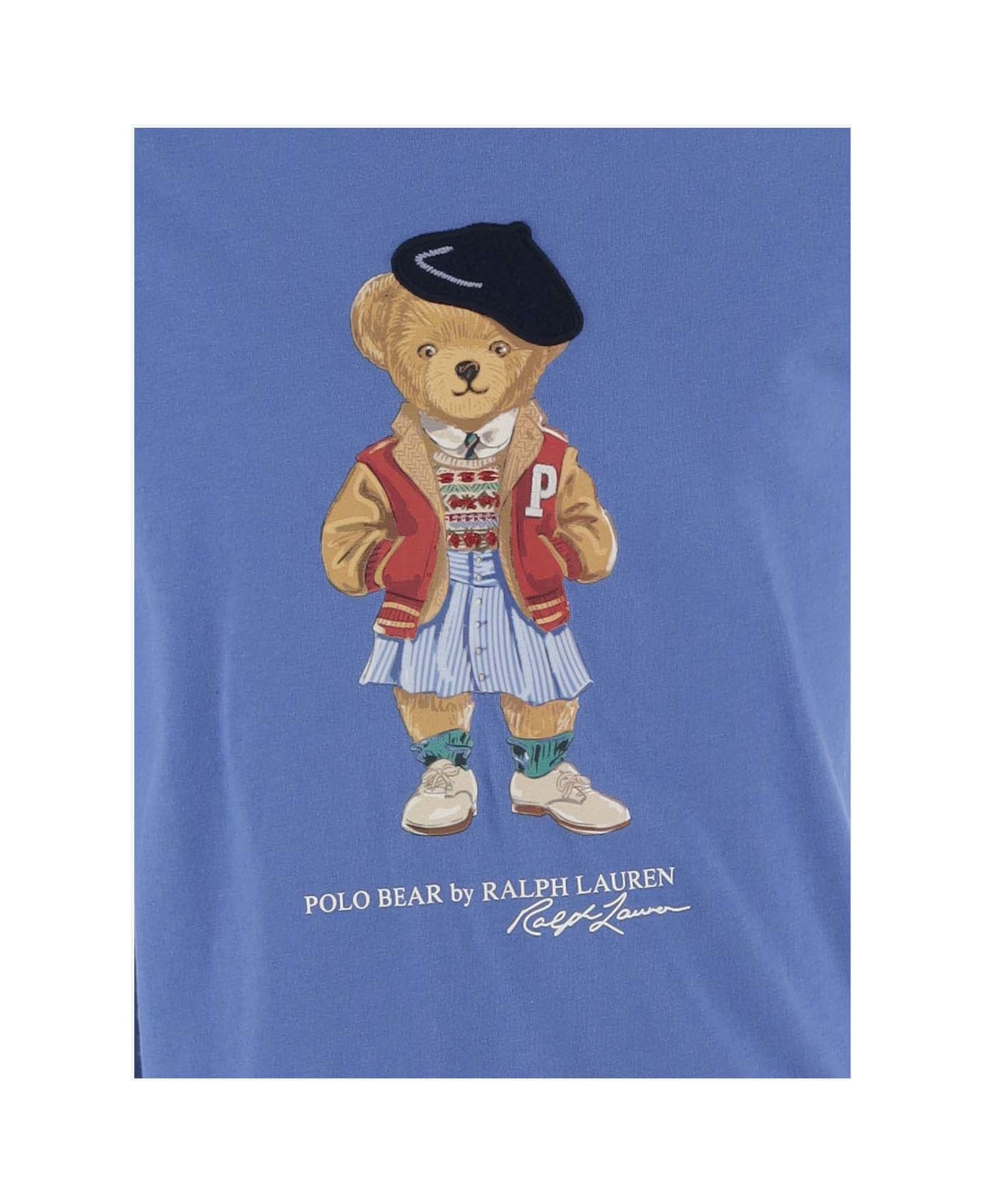 Ralph Lauren Cotton Polo Bear T-shirt - Blue