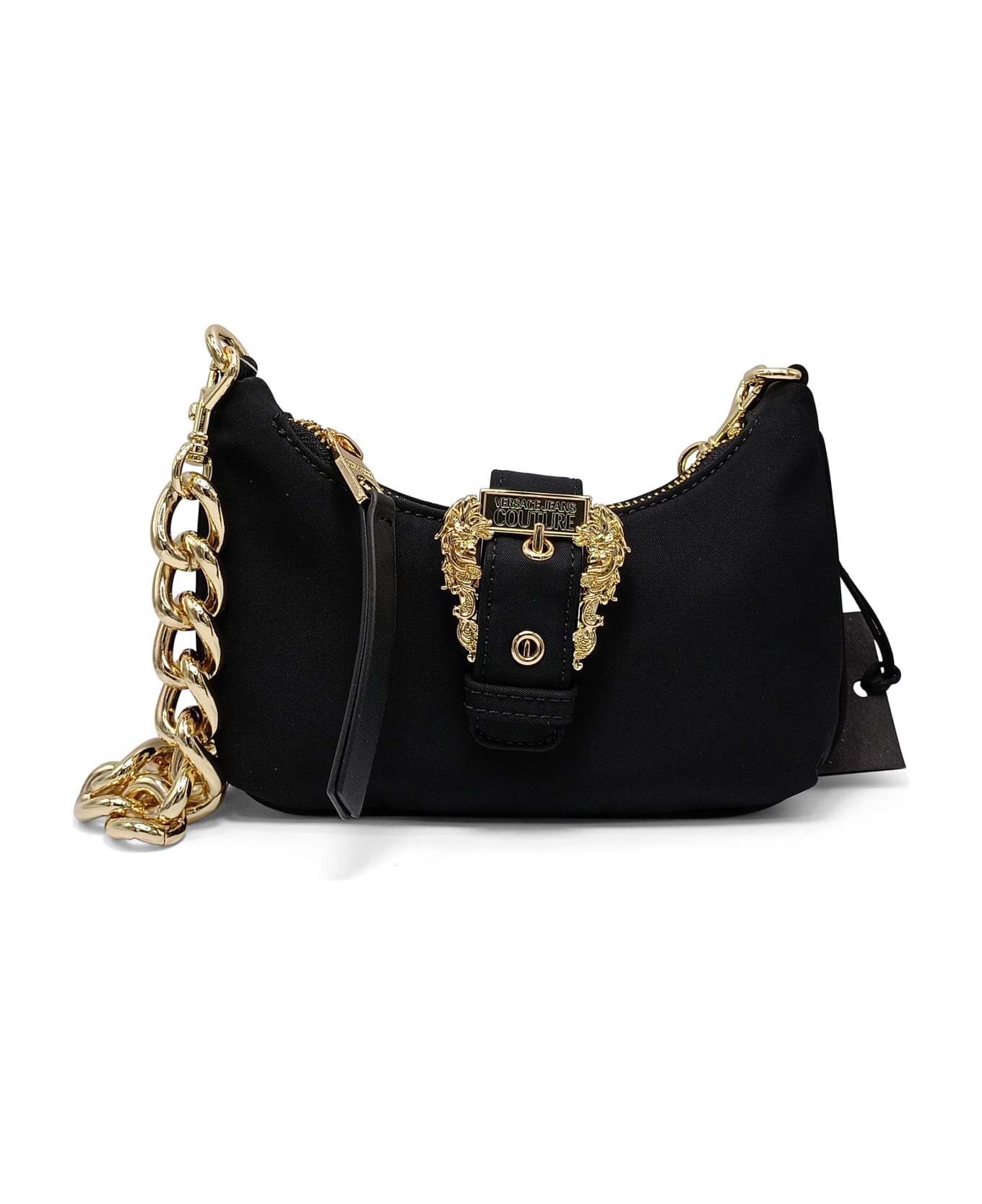 【関税＆送料込み】Versace Shoulder Bag Versace Bag Black Tote Shoulder Purse Perfume Promo 2pc Bag