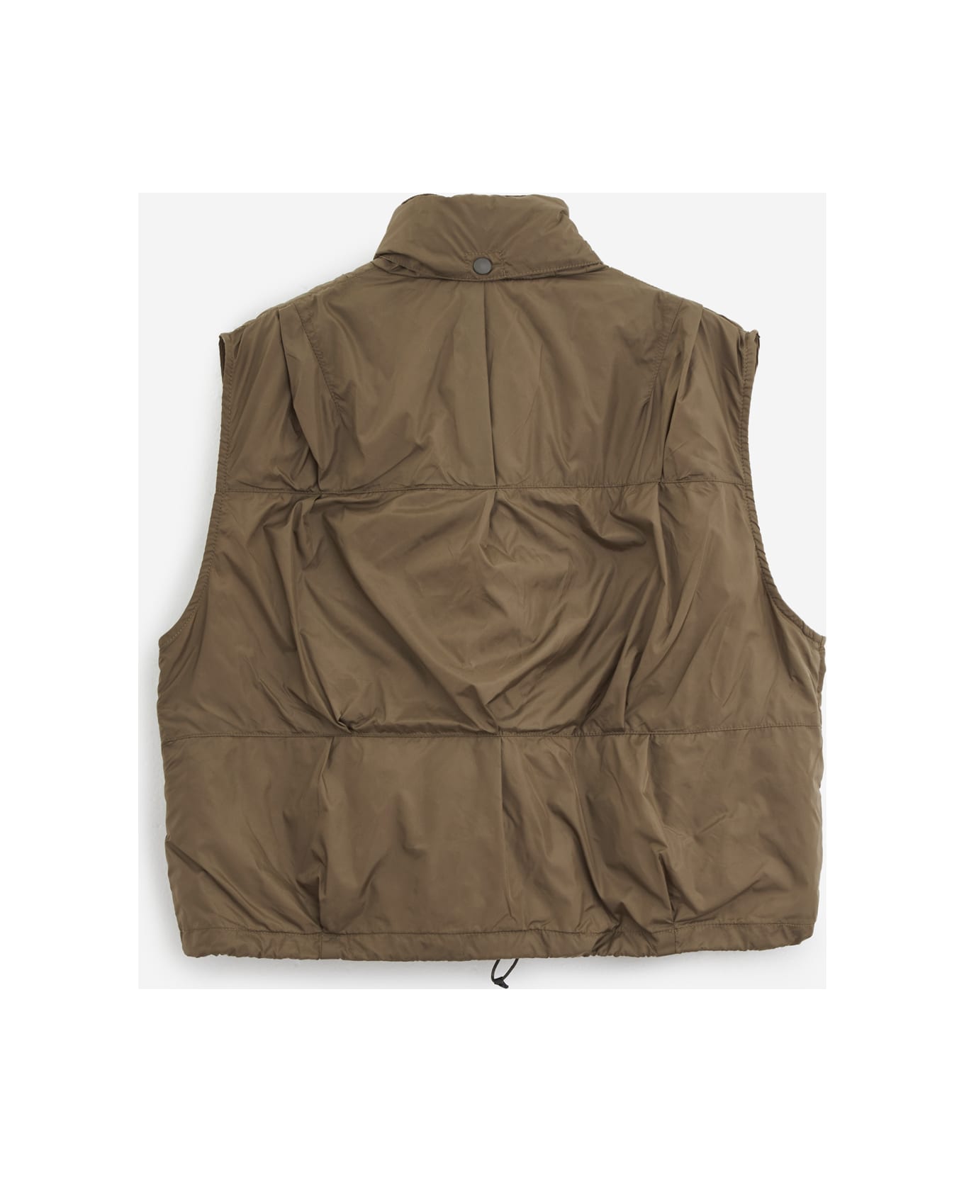 Our Legacy Cropped Exhale Puffa Vest - green