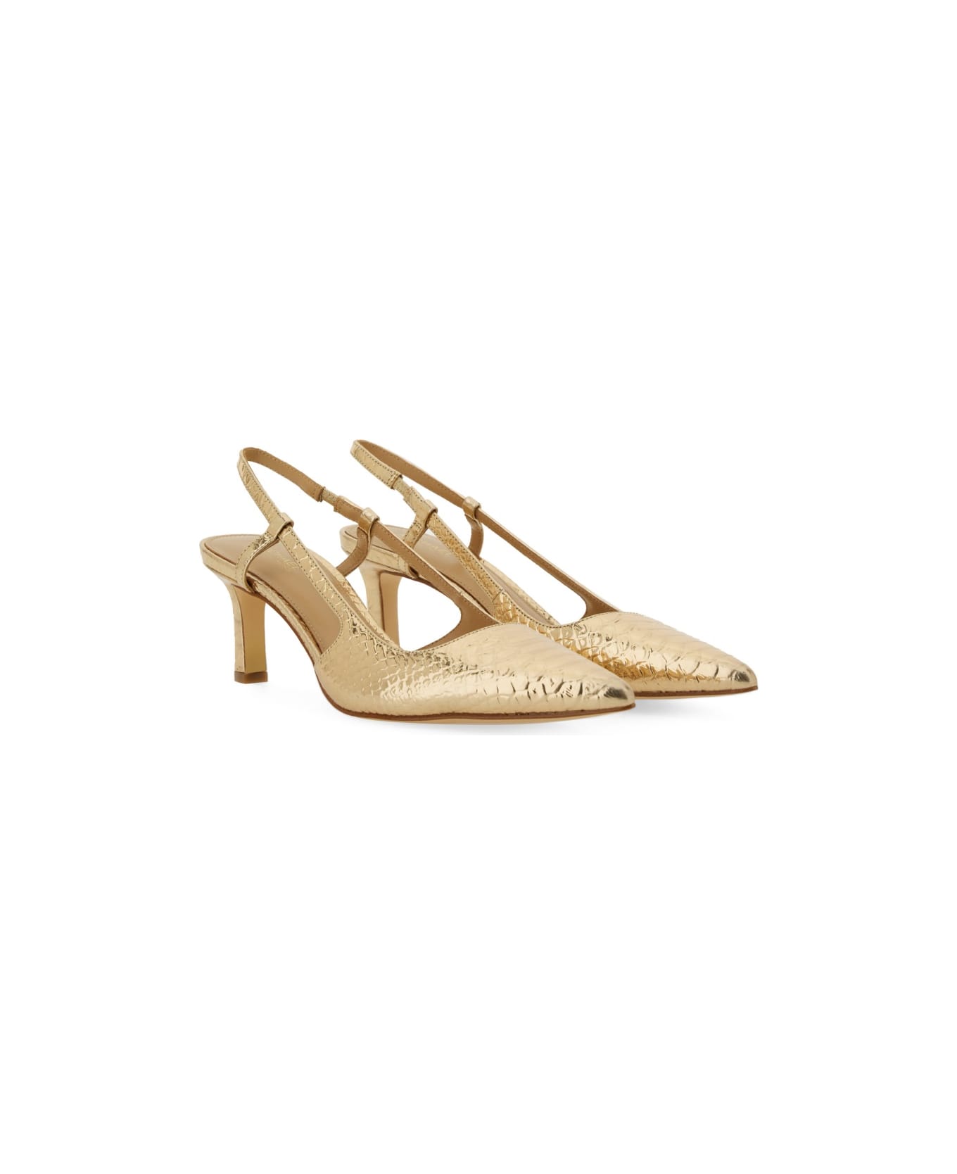 Michael Kors Slingback Pumps - GOLD