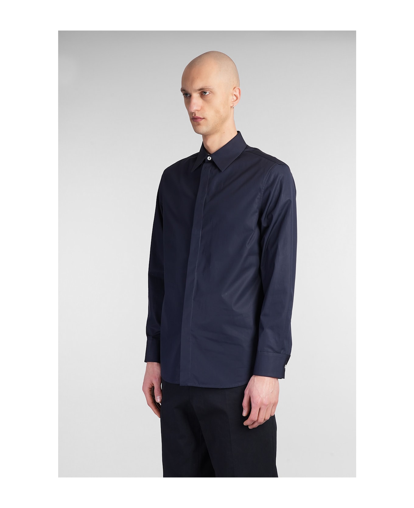 Jil Sander Shirt 10 Shirt In Blue Cotton - blue