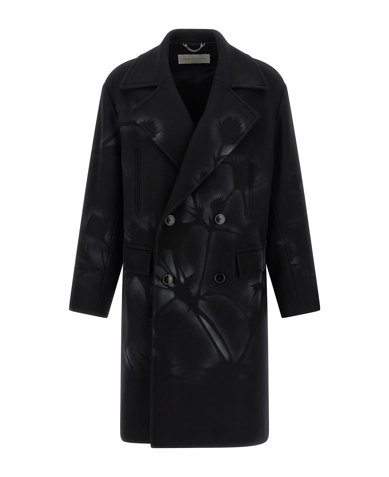 Dries Van Noten Double-breasted Coat - Black  