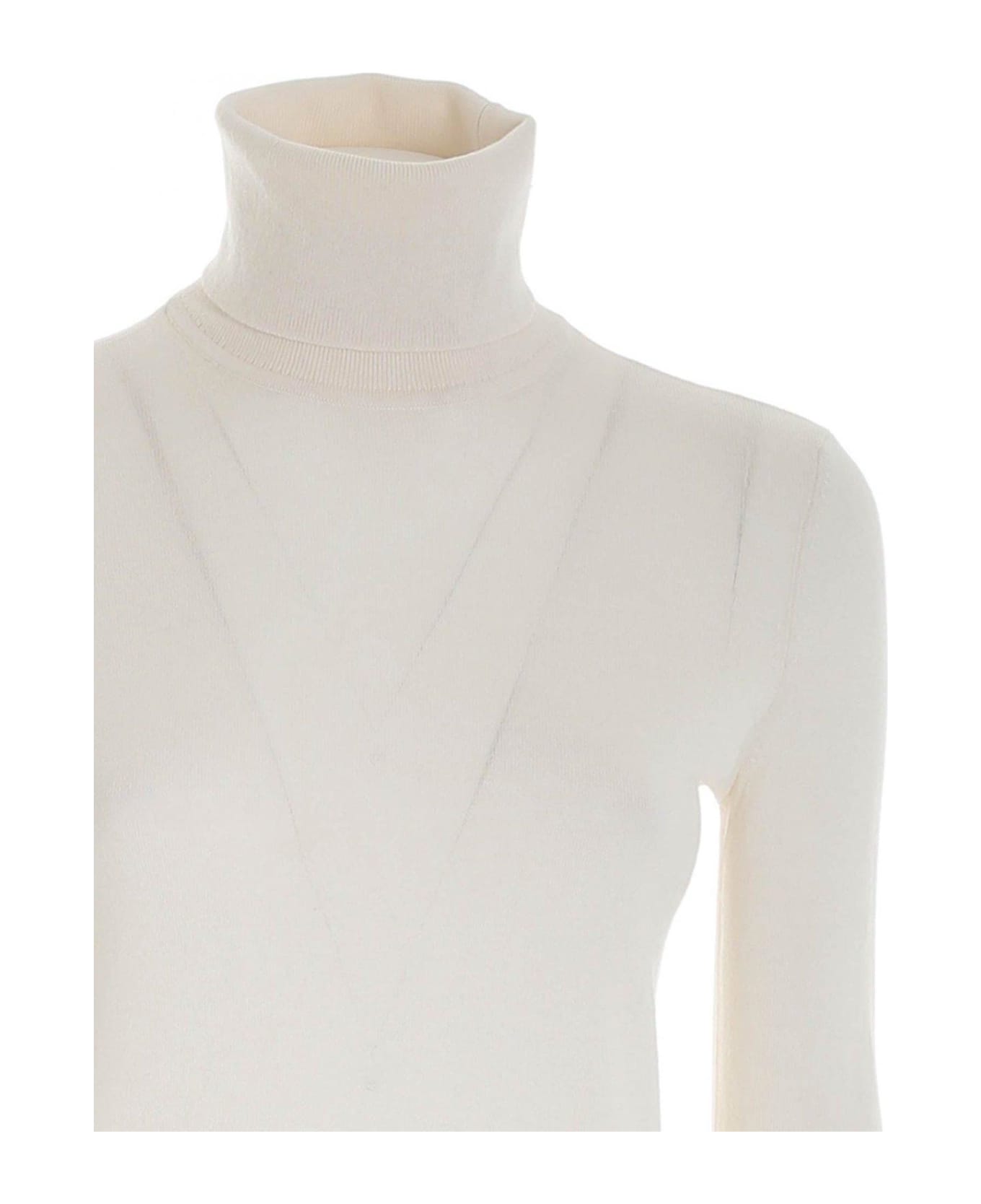 Ralph Lauren Roll-neck Knitted Jumper - White