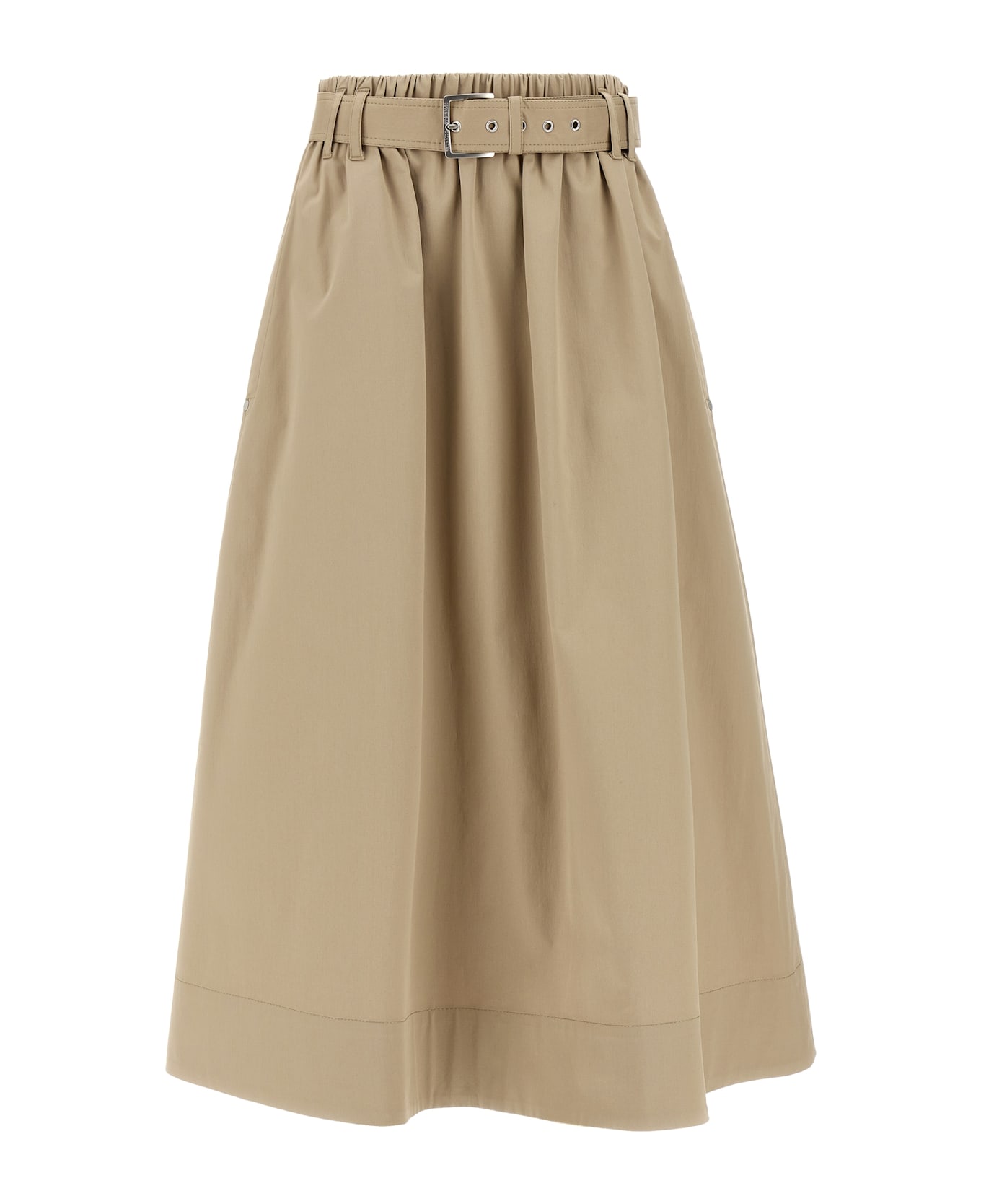 Brunello Cucinelli Belt Skirt - Beige