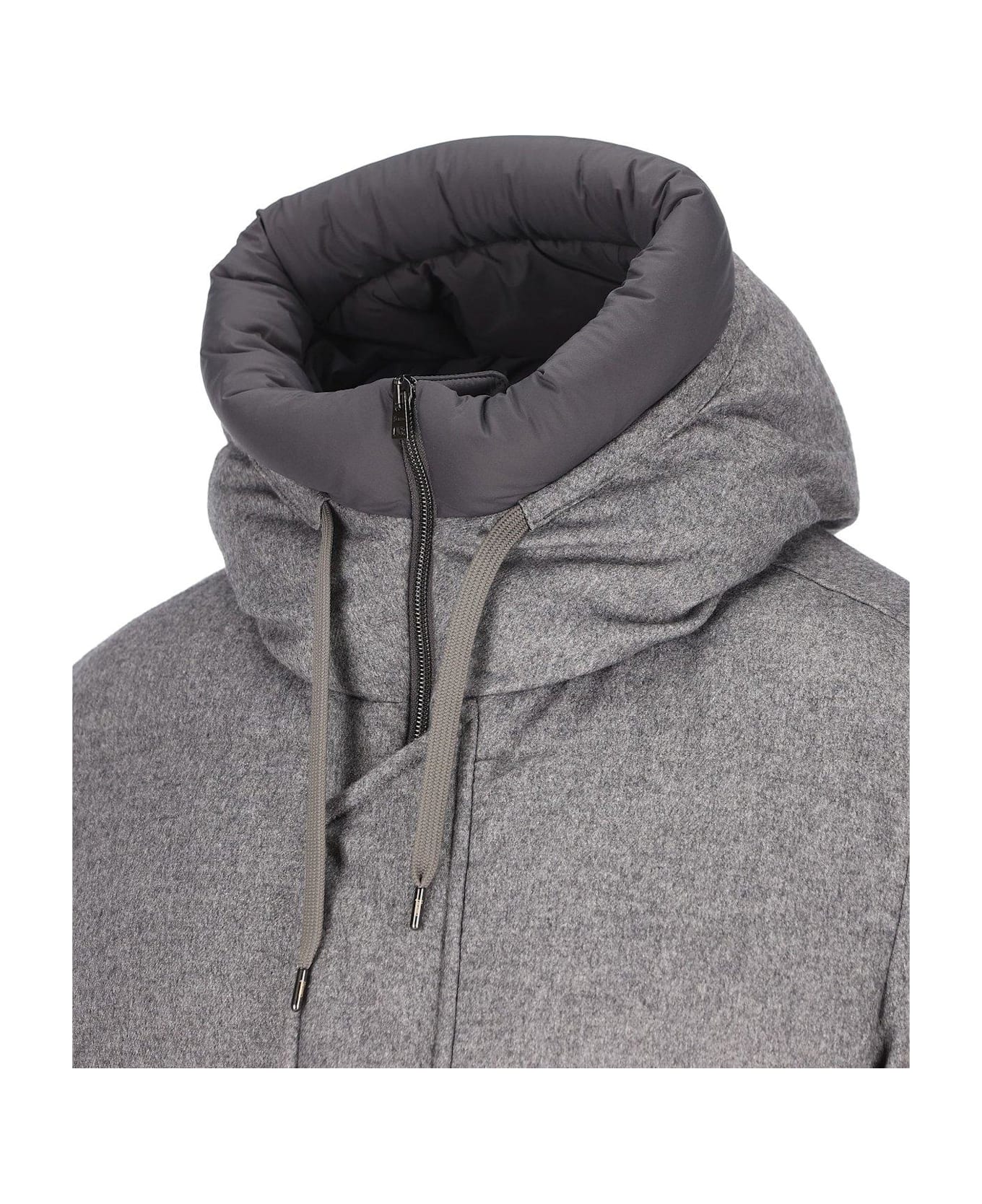 Herno Padded Bomber Jacket - Grey