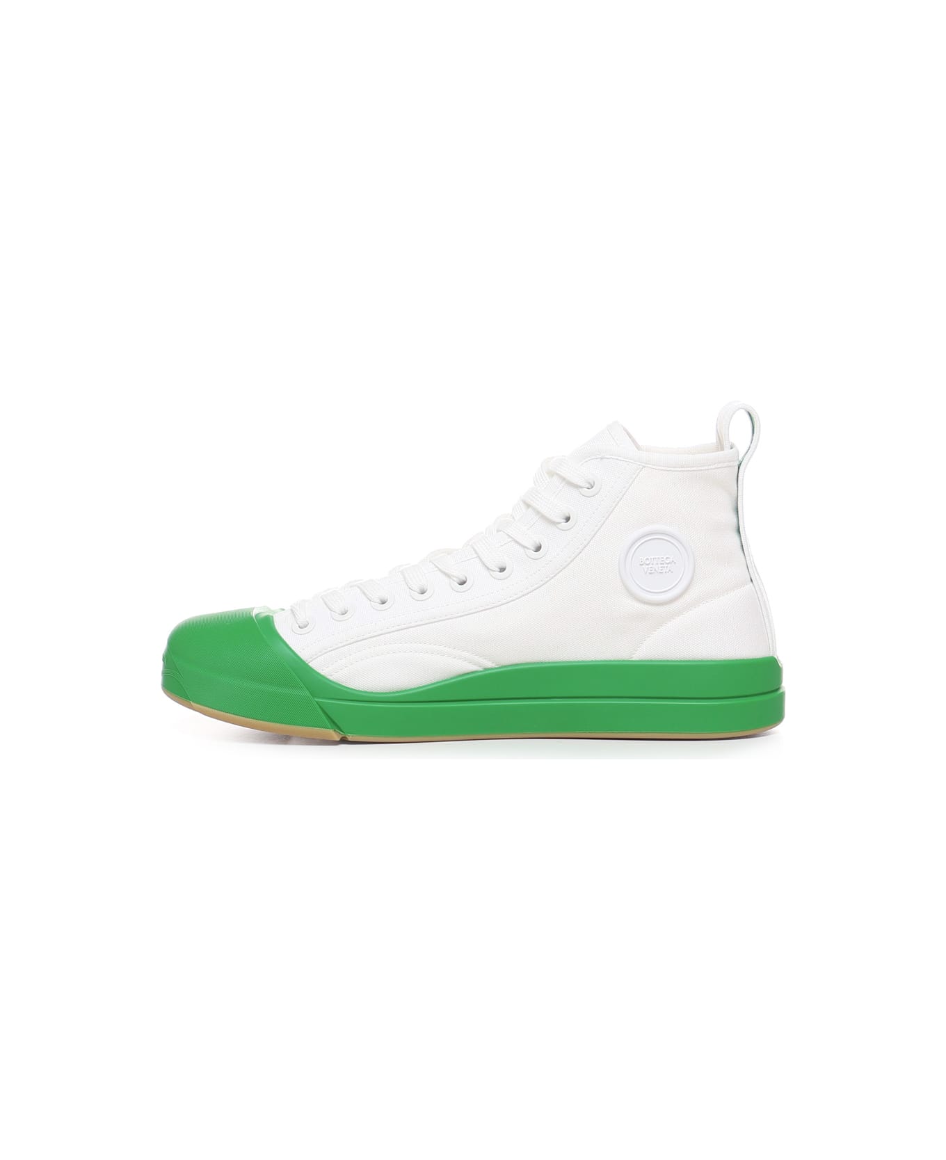 Bottega Veneta Vulcan Sneakers - WHITE, green