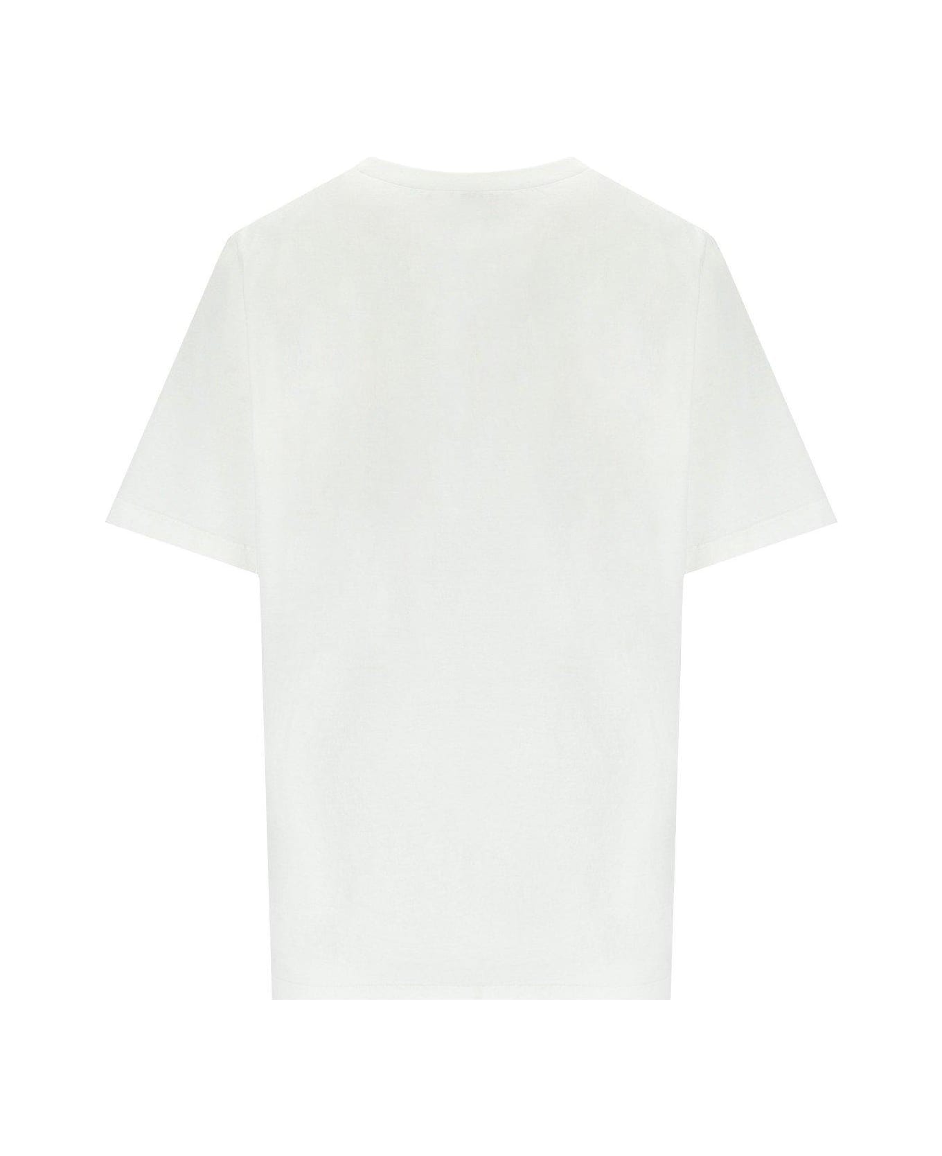 Dsquared2 Logo-printed Crewneck T-shirt - Bianco Tシャツ
