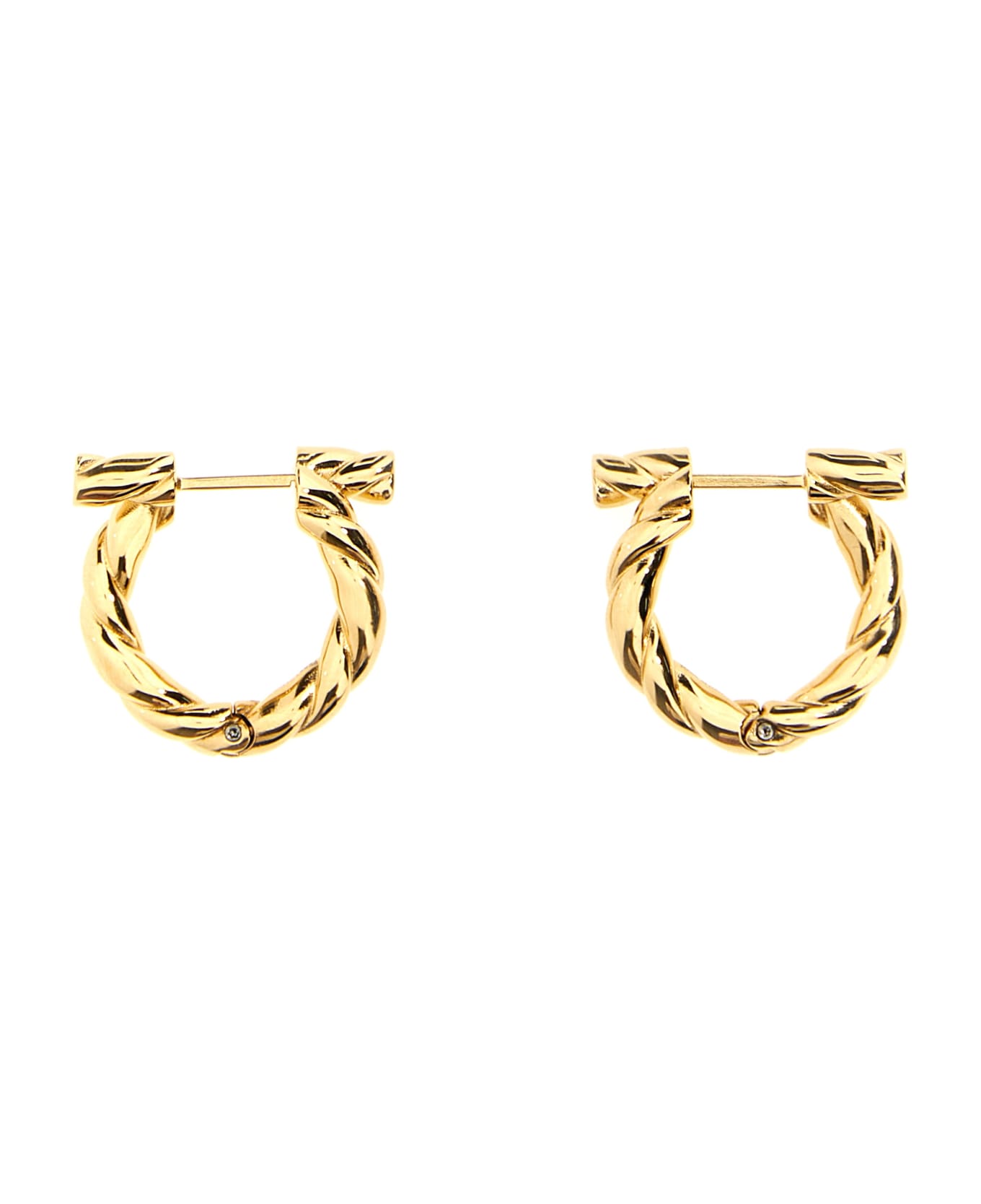 Ferragamo 'torchbig' Earrings - Gold