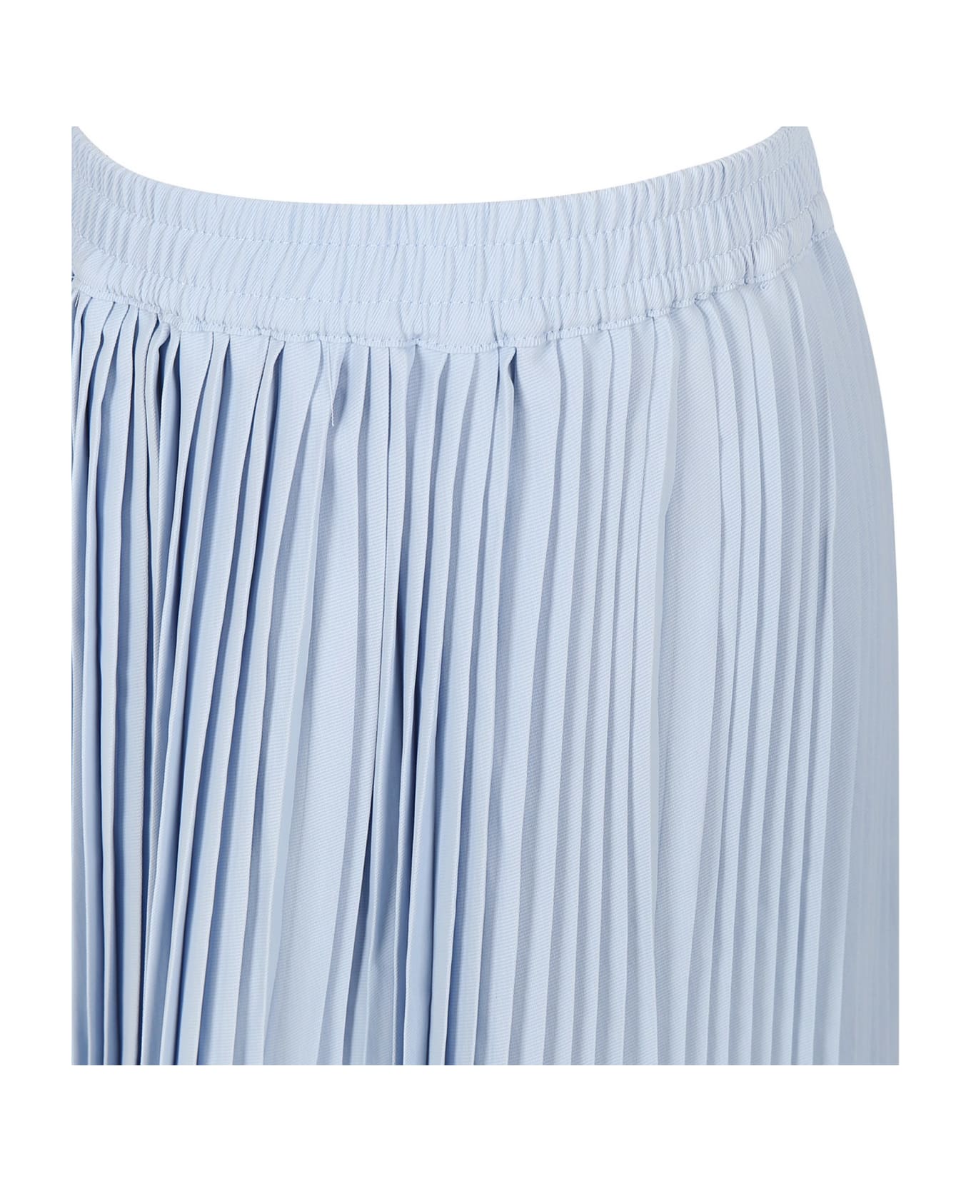 Molo Light Blue Casual Skirt Backa For Girl - Light Blue