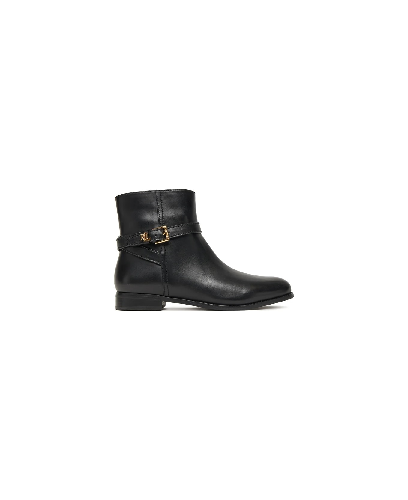 Ralph Lauren Brooke Bt 2 Boots Bootie - Black