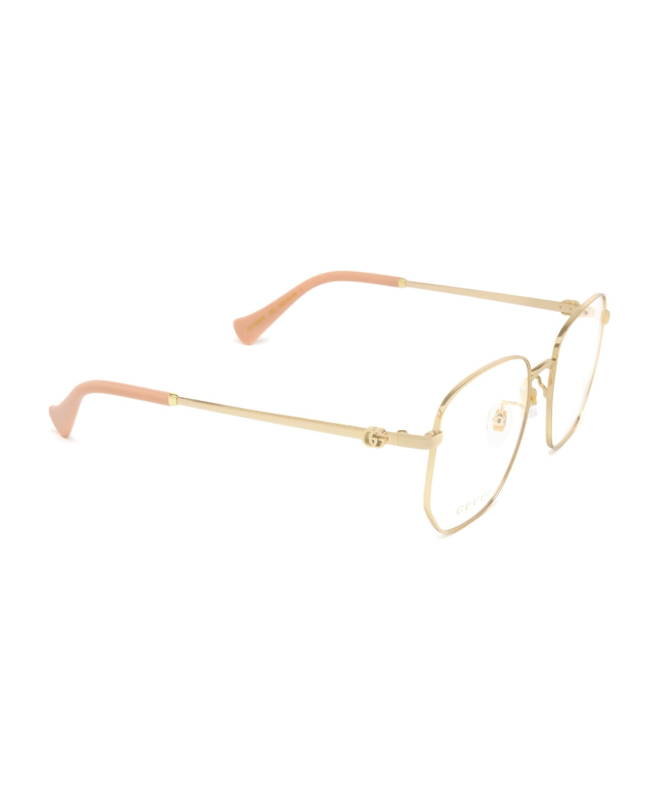 Gucci Eyewear Gg1420ok Gold Glasses - Gold