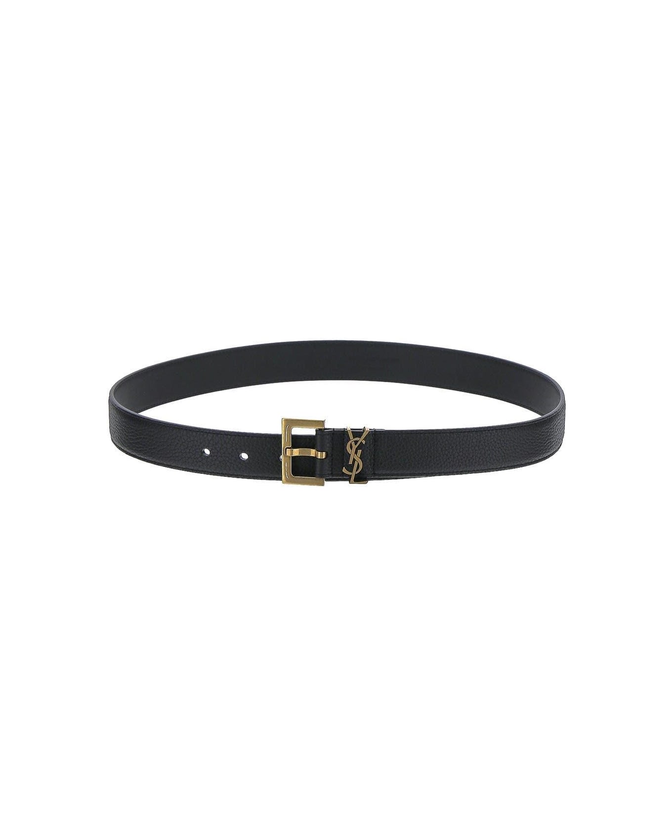 Saint Laurent Black Belt - Black