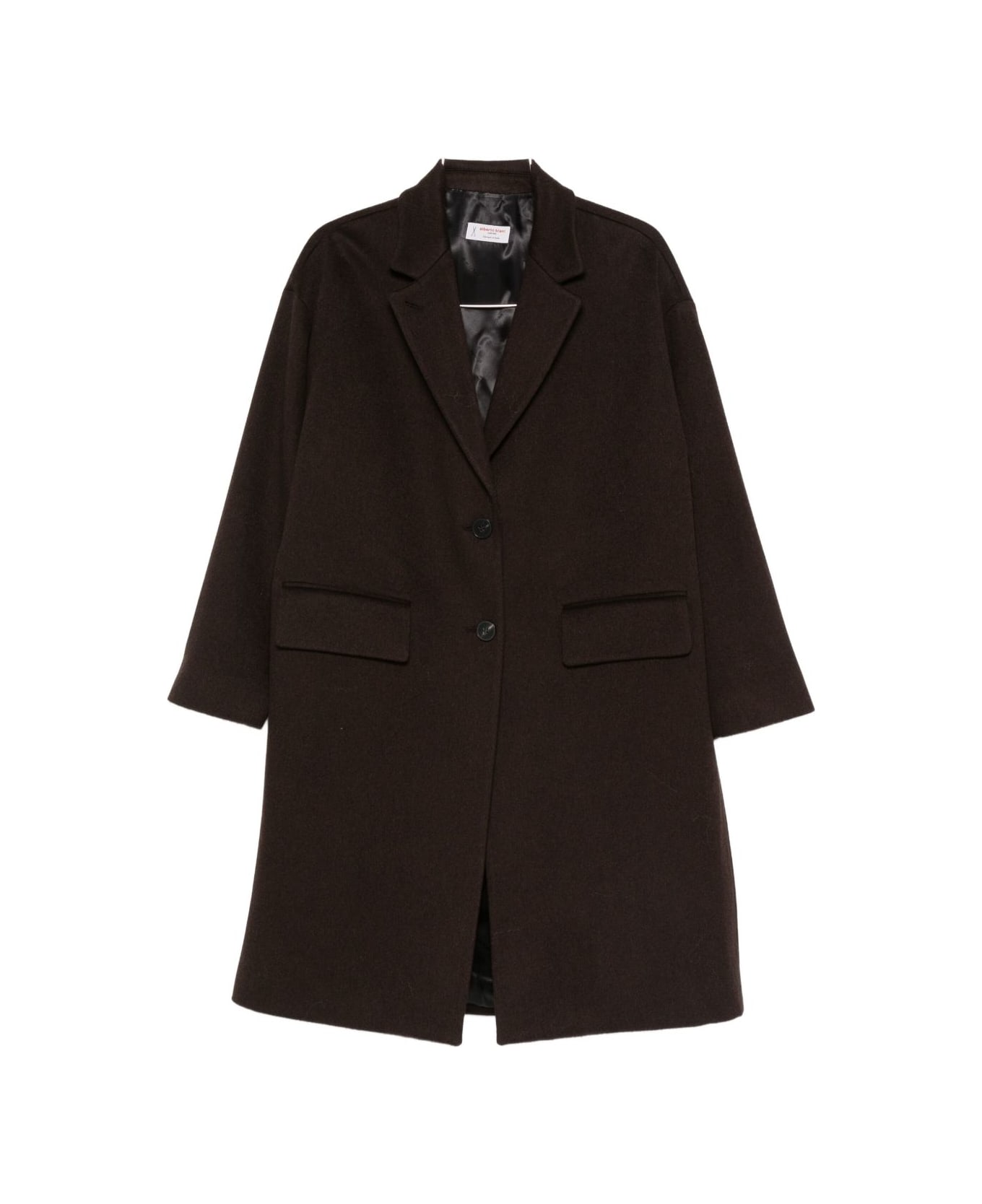 Alberto Biani Single-breasted Coat - Brown