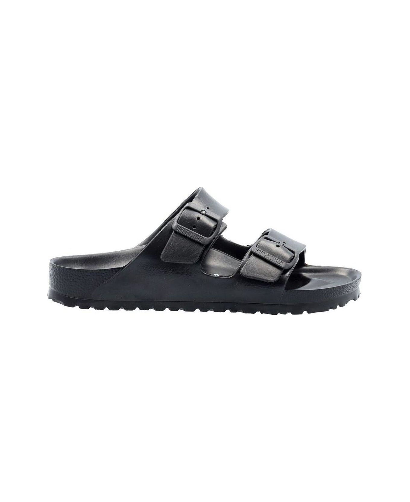 Birkenstock Arizona Essentials Narrow Fit Buckled Sandals - Black シューズ