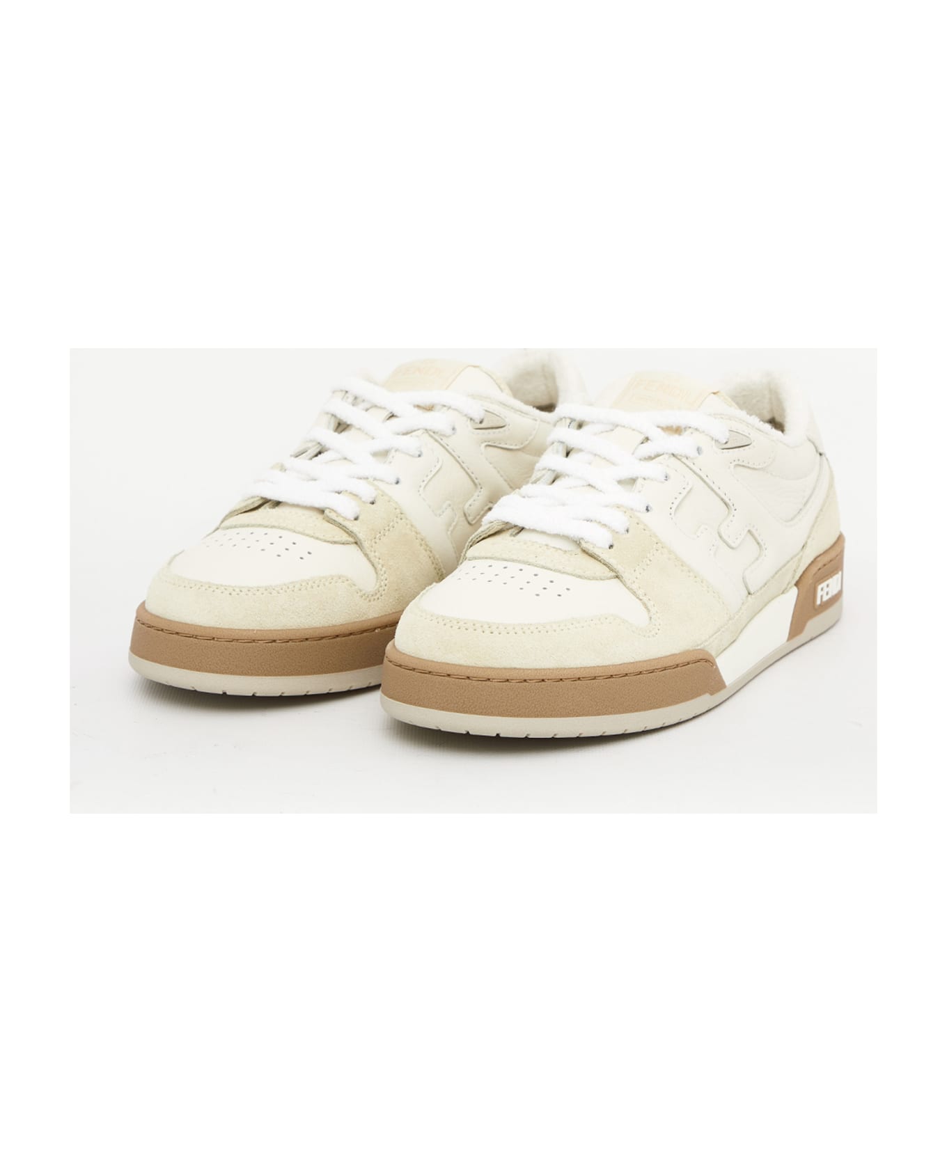 Fendi Match Sneakers - Bianco