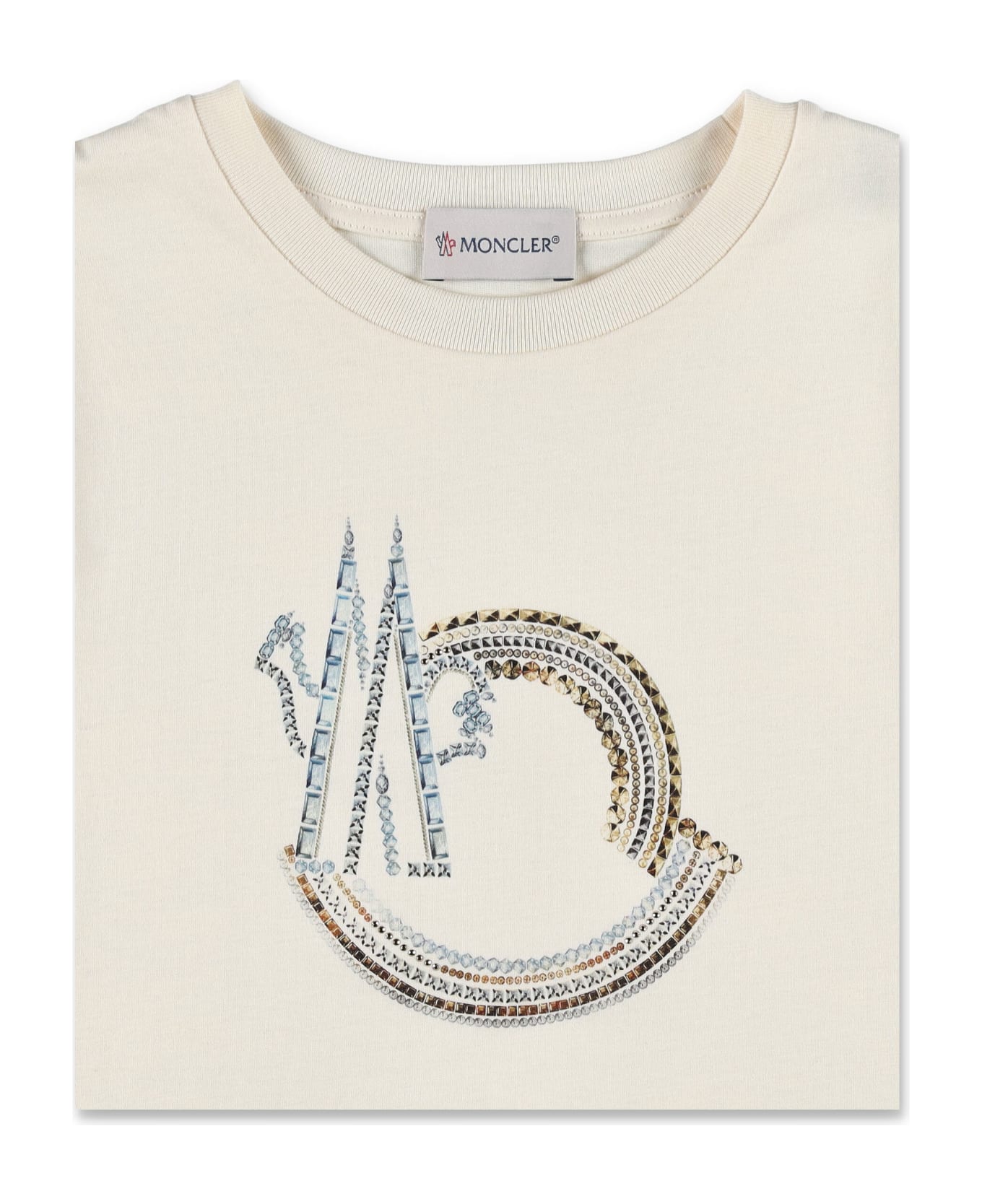 Moncler Tee Logo - WHITE Tシャツ＆ポロシャツ