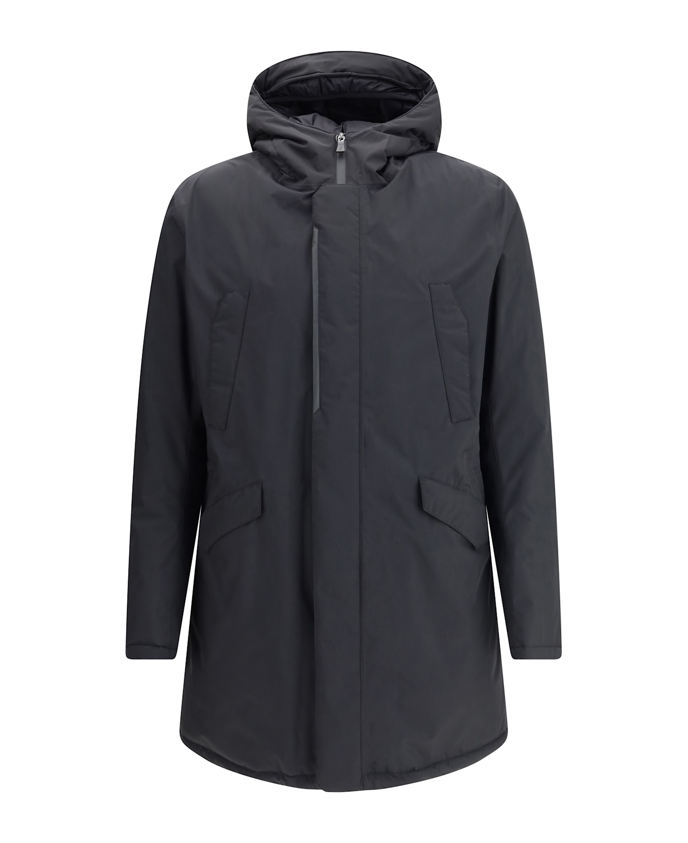 Herno Technical Fabric Parka - nero
