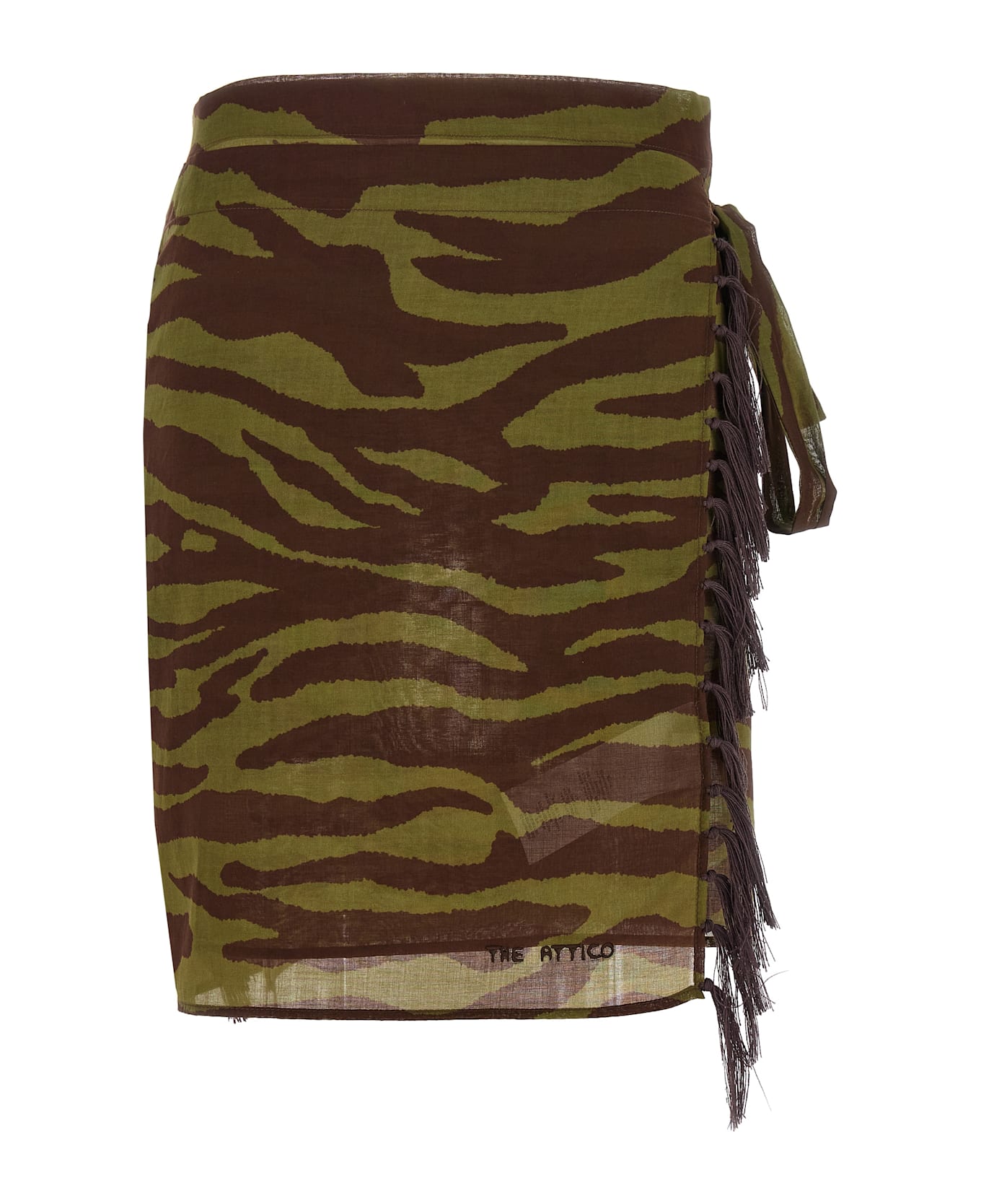 The Attico Zebra Print Sarong - Multicolor