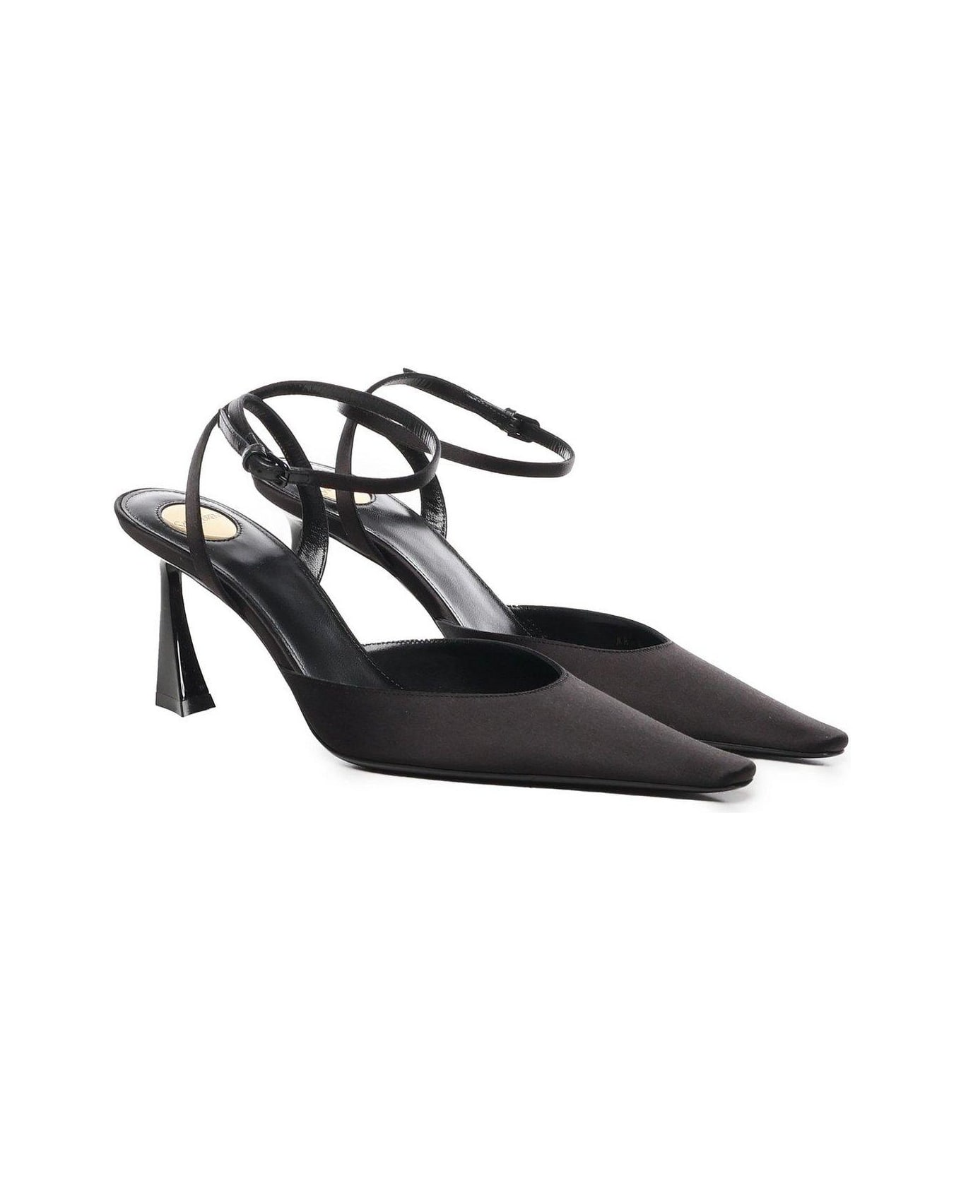 Saint Laurent Aimée Slingback Pumps - Nero/nero