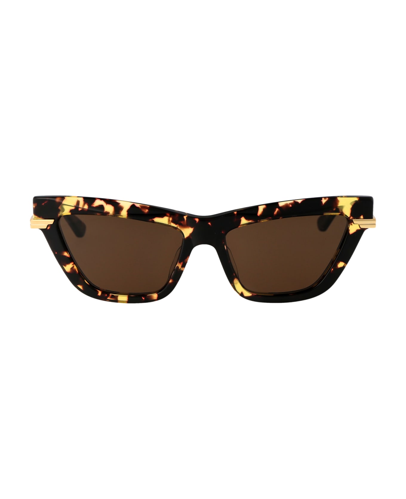 Bottega Veneta Eyewear Bv1241s Sunglasses - 002 HAVANA GOLD BROWN