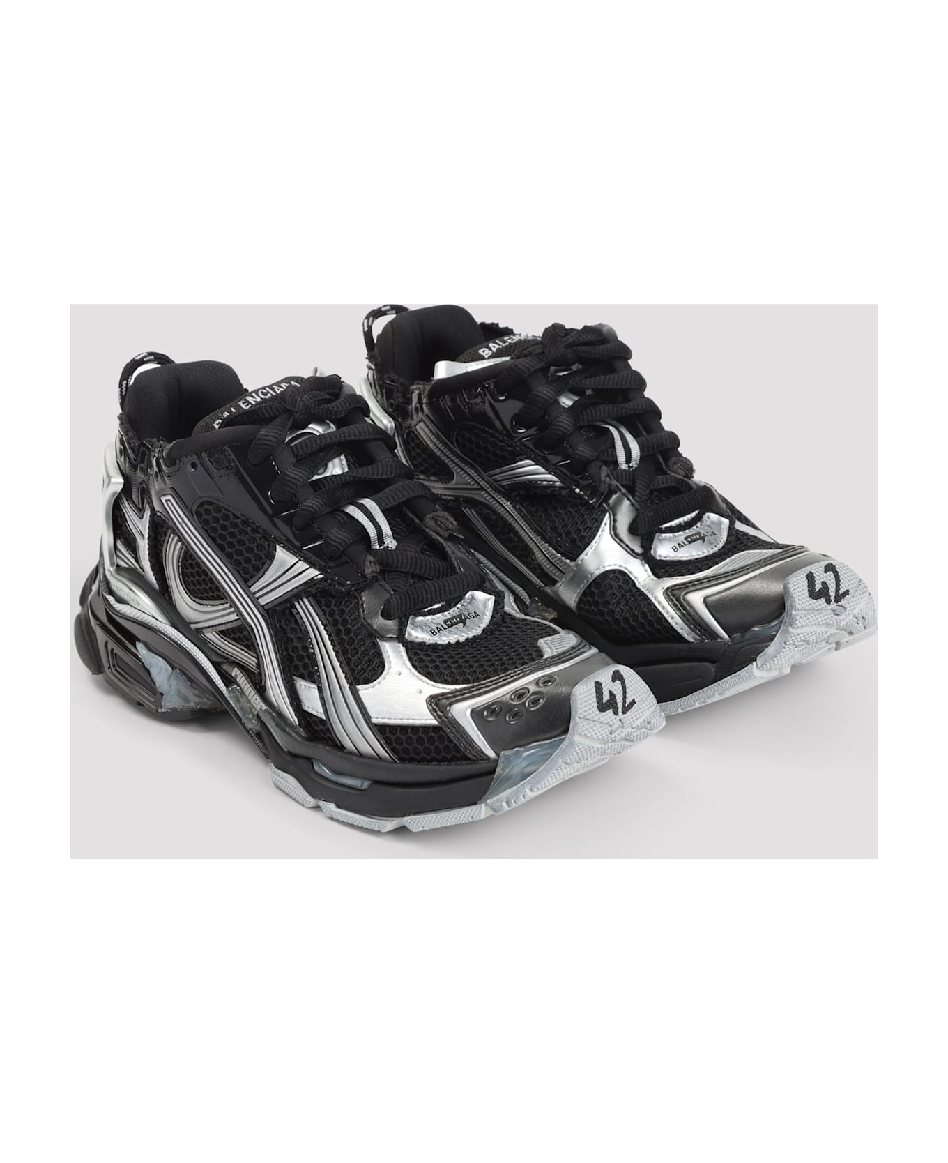 Balenciaga Runner - Black Silver