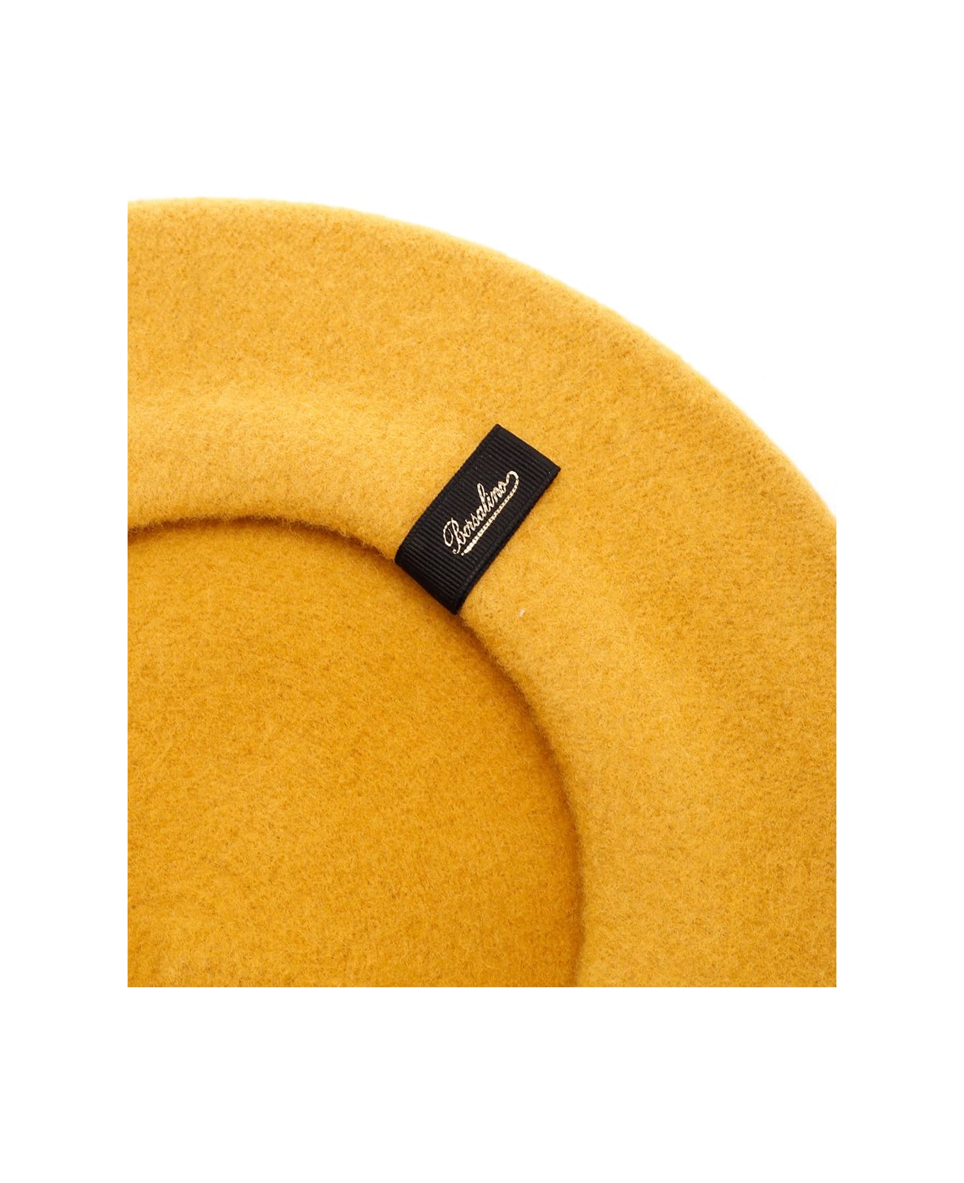 Borsalino Unlined Wool Beret - Yellow