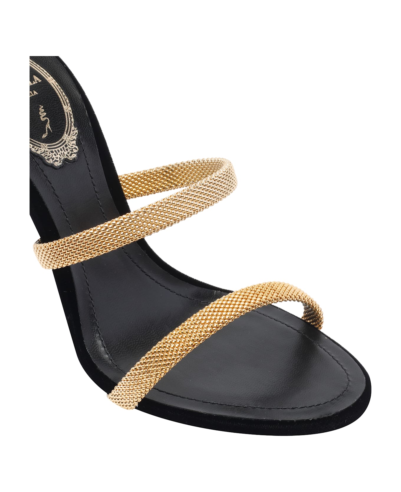 René Caovilla Cleo Pump Sandals - Black