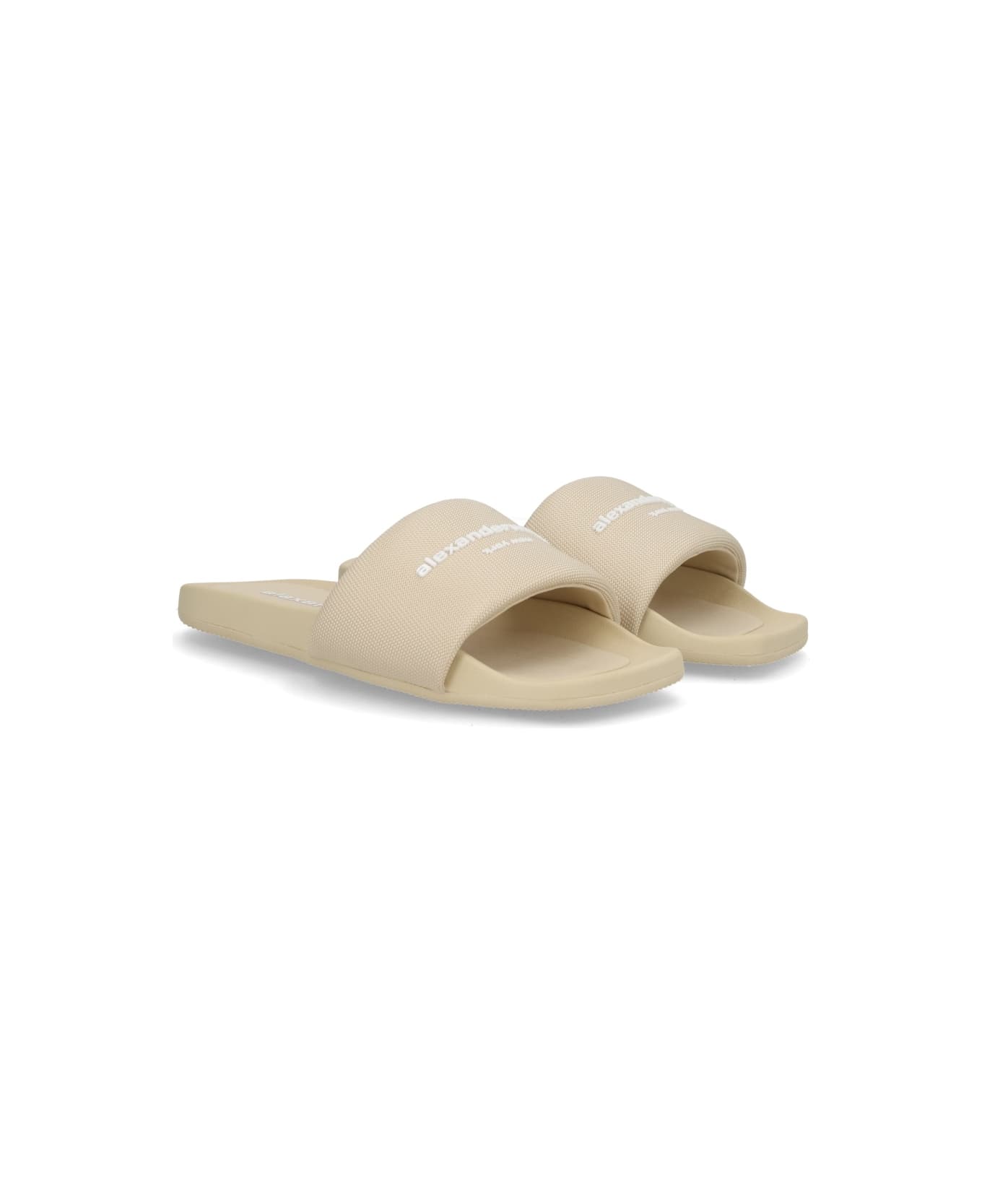 Alexander Wang Slip-on Slipper - POWDER