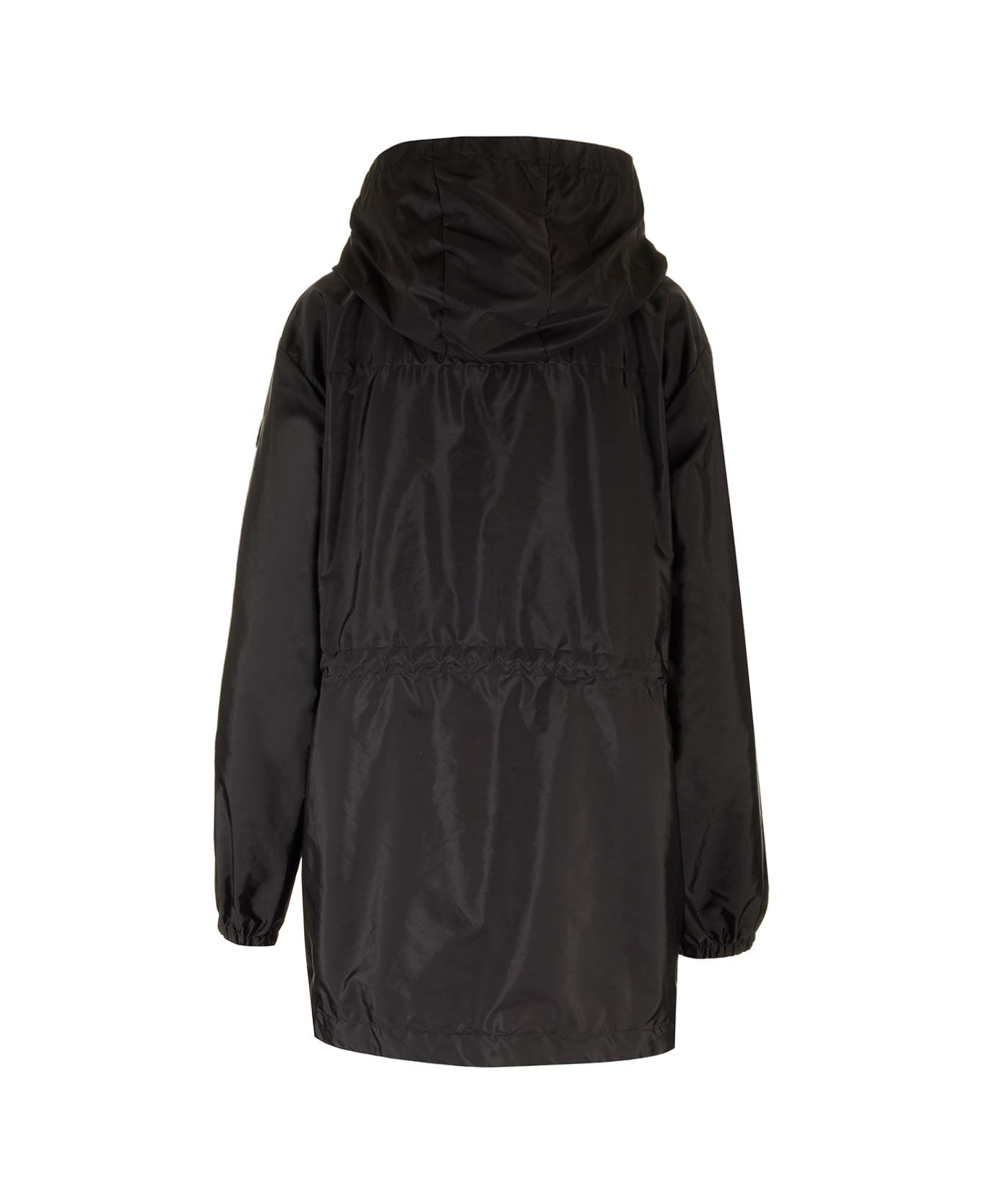 Moncler 'filira' Jacket With Hood - Black レインコート