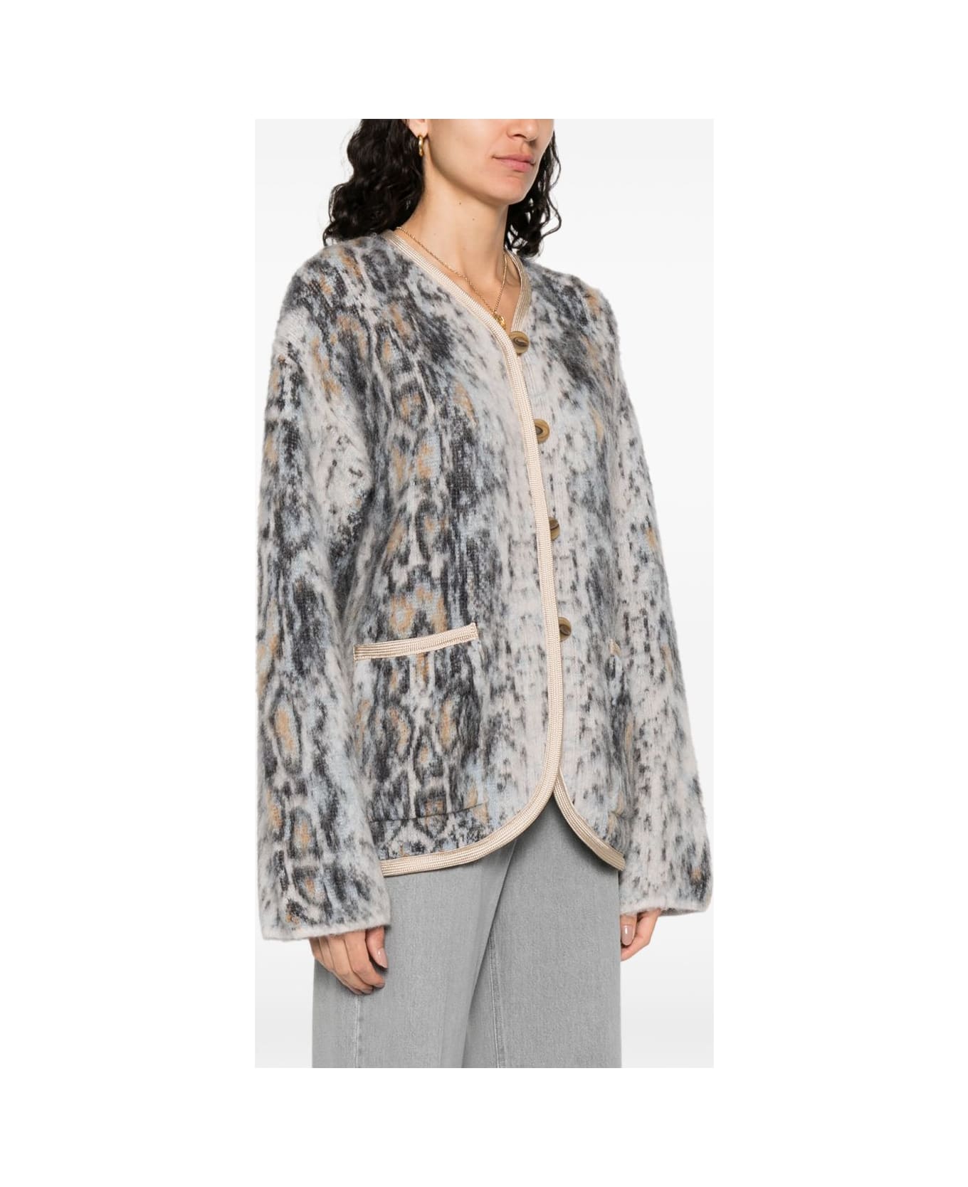 Forte_Forte Wool Blend Jacket - Blue