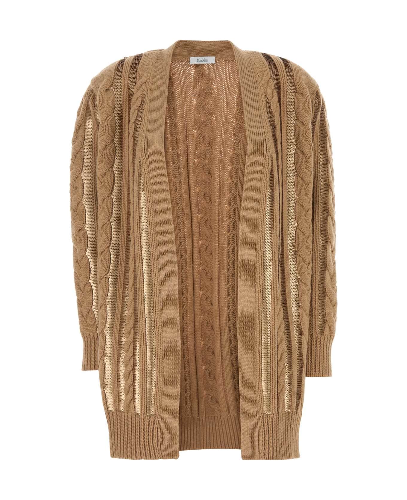 Max Mara Mirco Cardigan - CAMMELLO