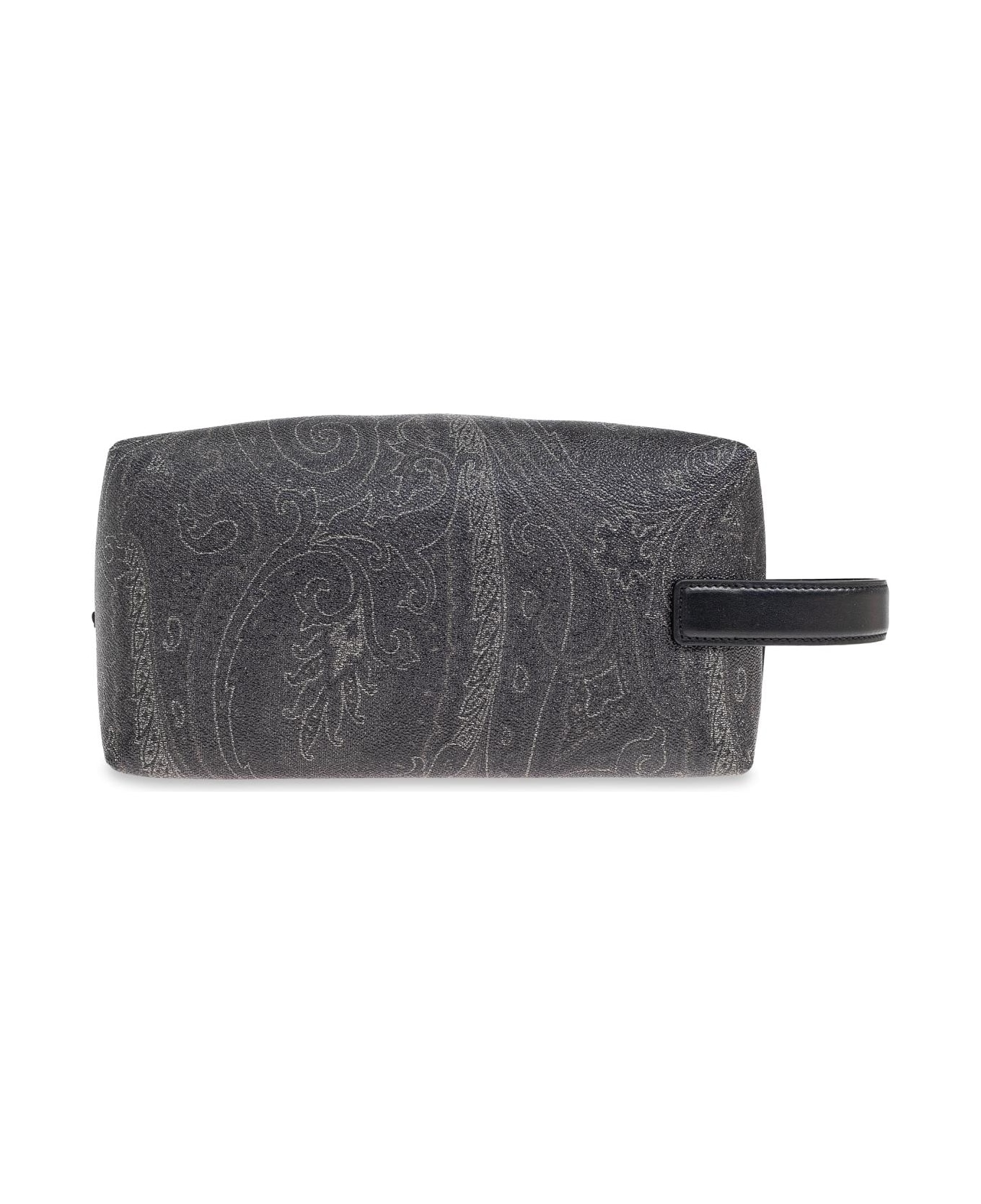Etro Cosmetic Bag With Embroidered Logo - GREY