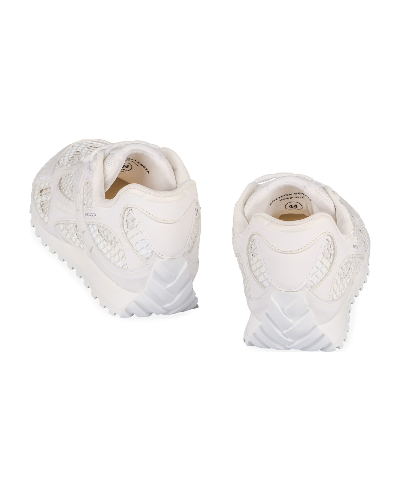 Bottega Veneta Orbit Running Sneakers - White