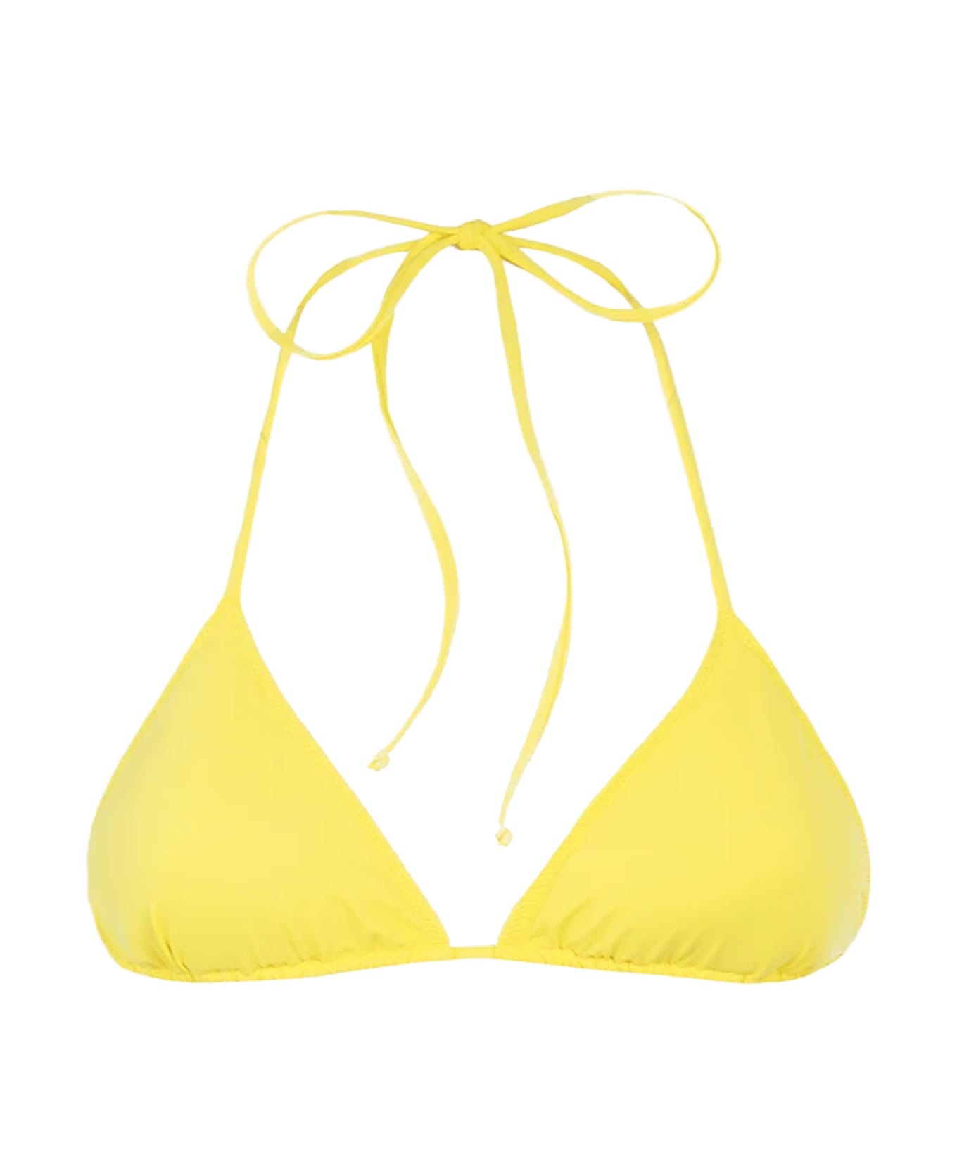 MC2 Saint Barth Woman Pale Yellow Triangle Top Swimsuit Leah - YELLOW